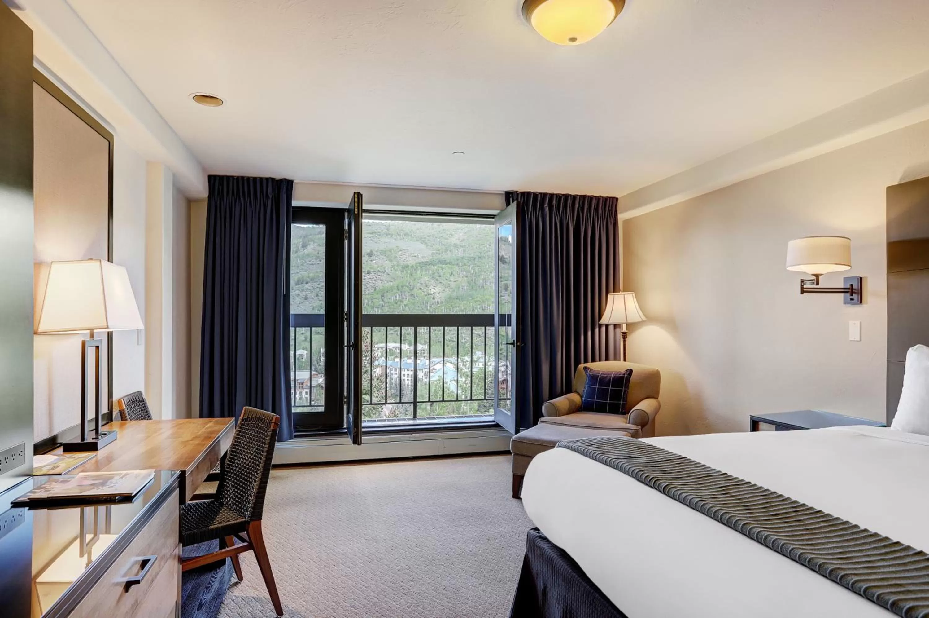 Bed in The Pines Lodge, a RockResort, by Vail Resorts