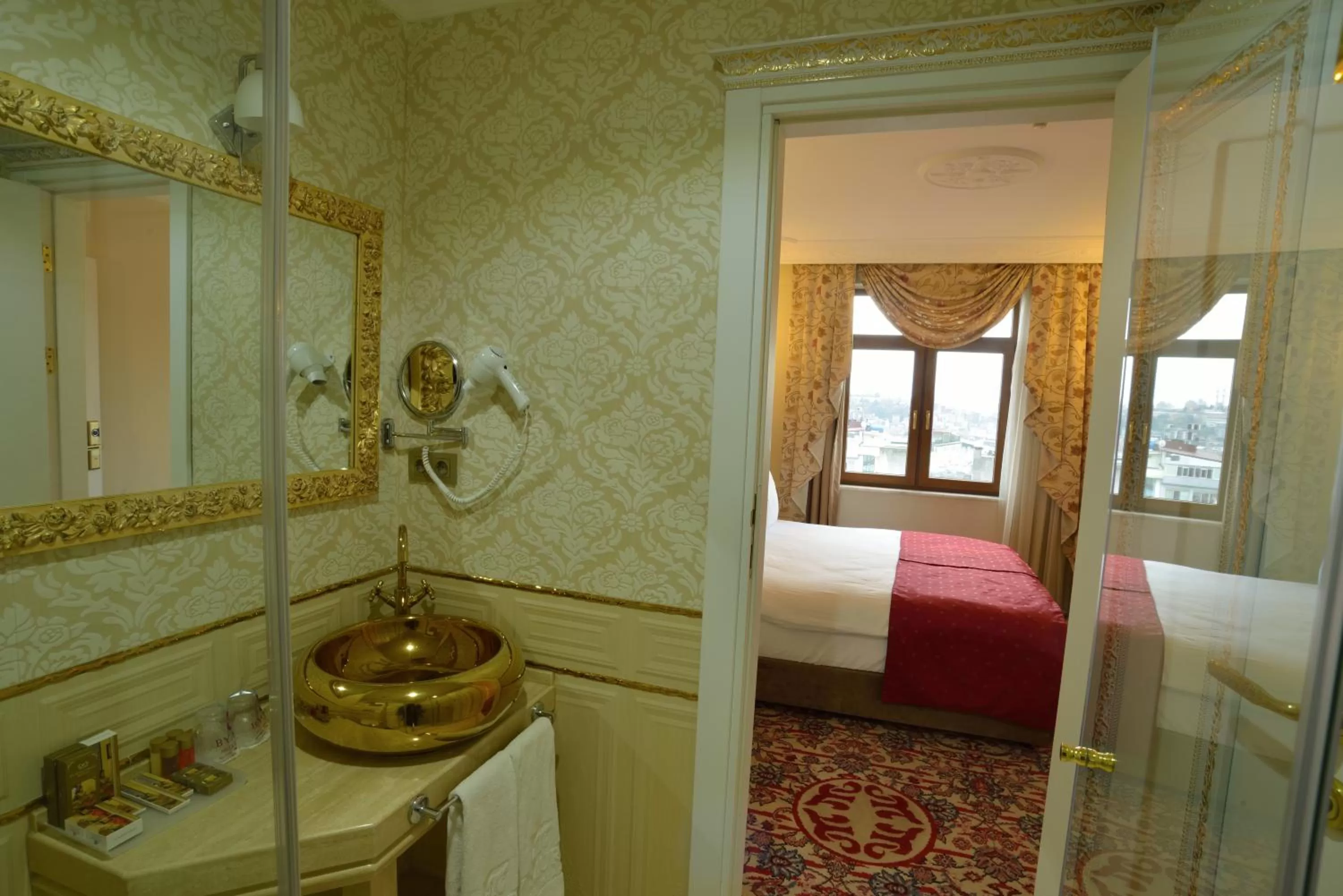 Bed in Galatower Hotel