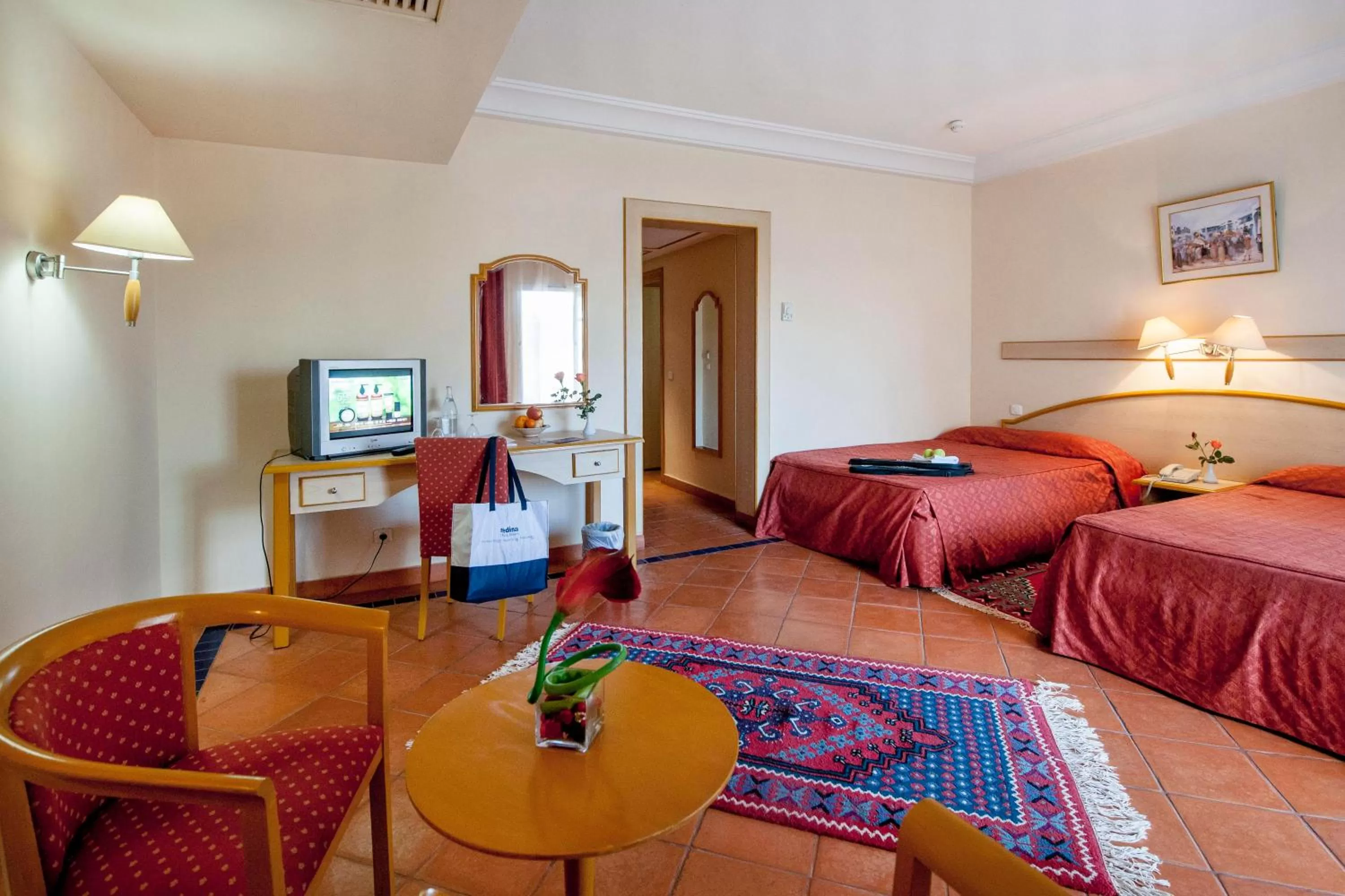 Bedroom, Bed in Medina Belisaire And Thalasso