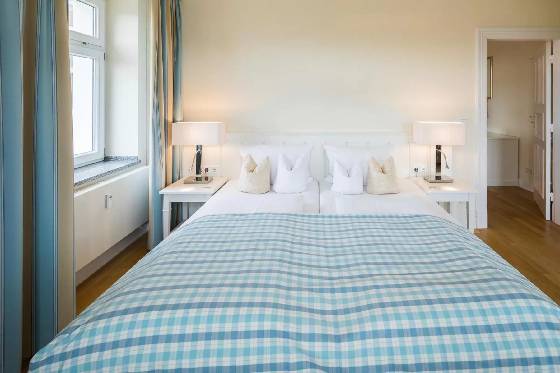 Bed in Strandhotel Kurhaus Juist