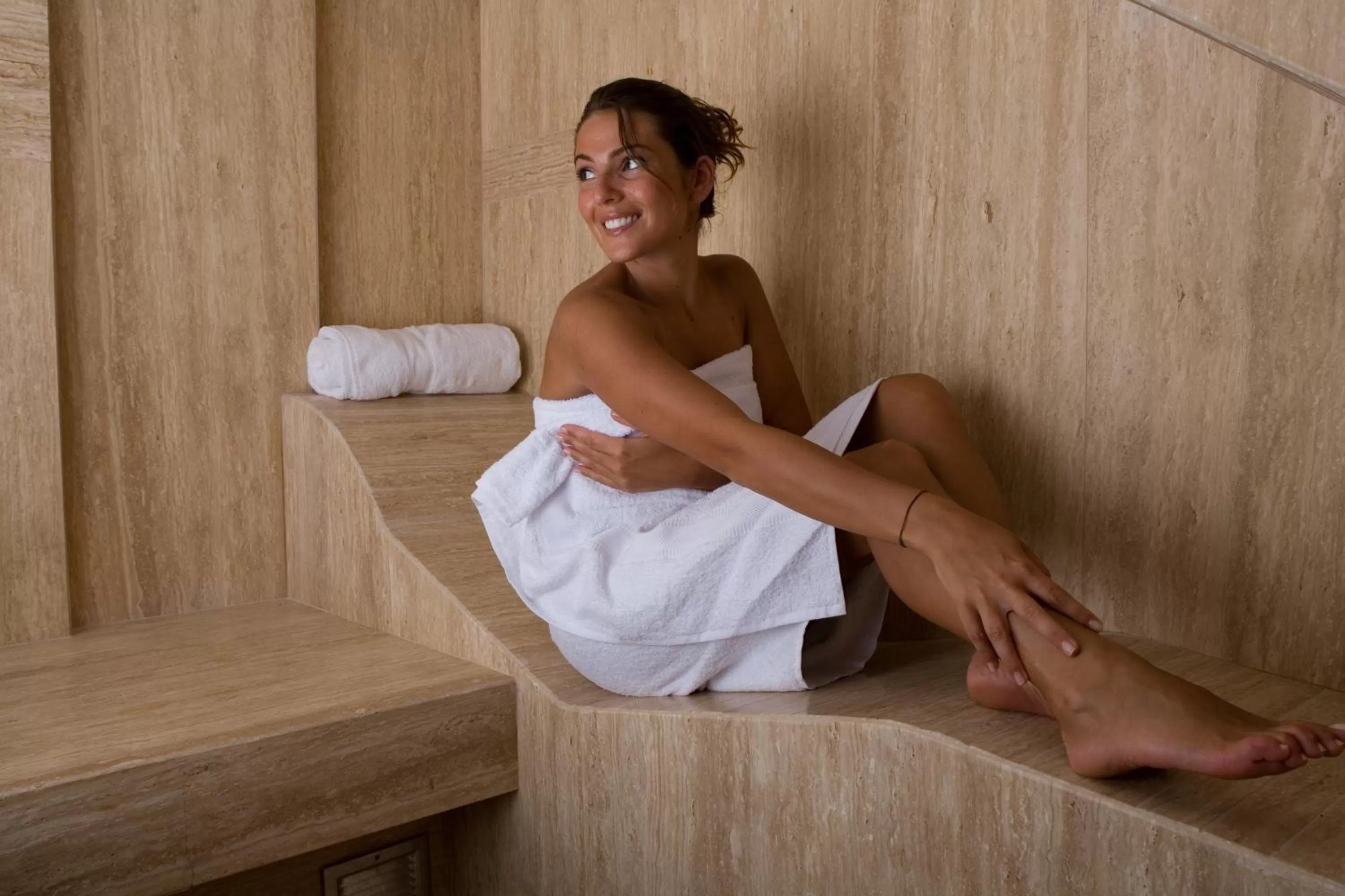 Steam room in Villa Morgana Resort and Spa