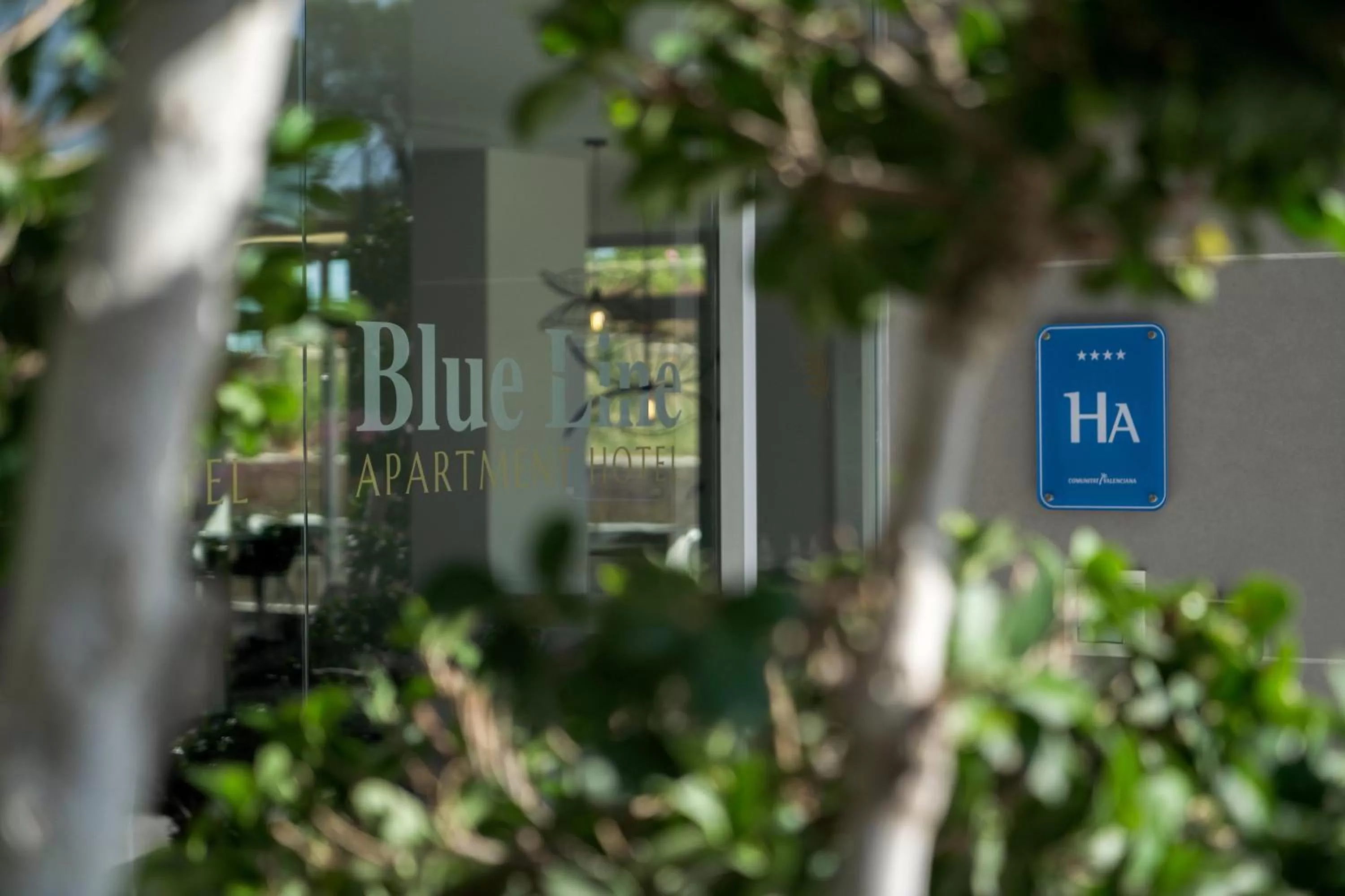 Decorative detail in Blue Line Apartment Hotel - Be Line Group