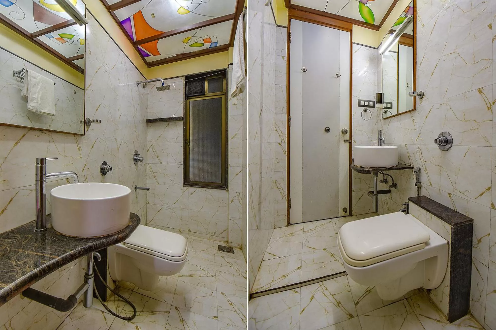 Bathroom in FabHotel SR Wakad - Nr Mall of Millenium