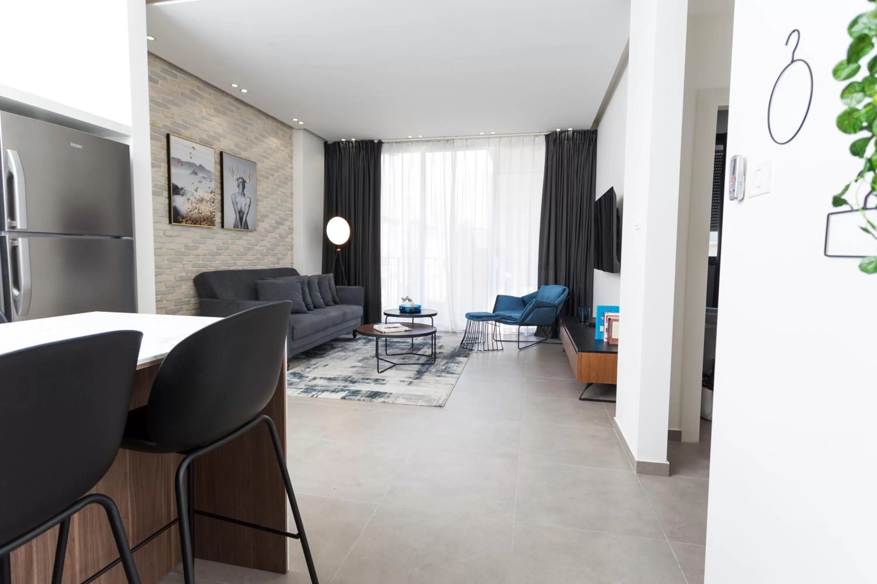 Living room, Seating Area in Emilia TLV