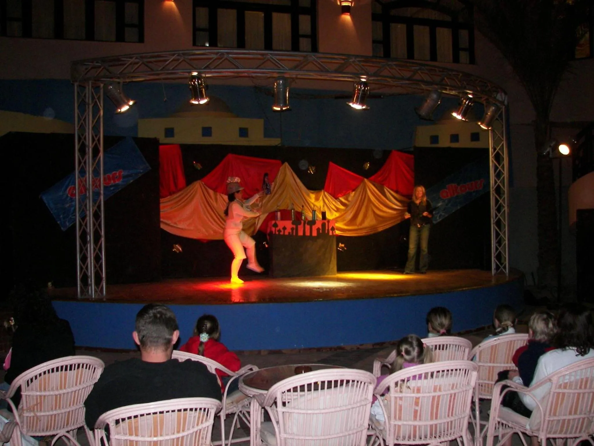 Evening entertainment in Le Pacha Resort