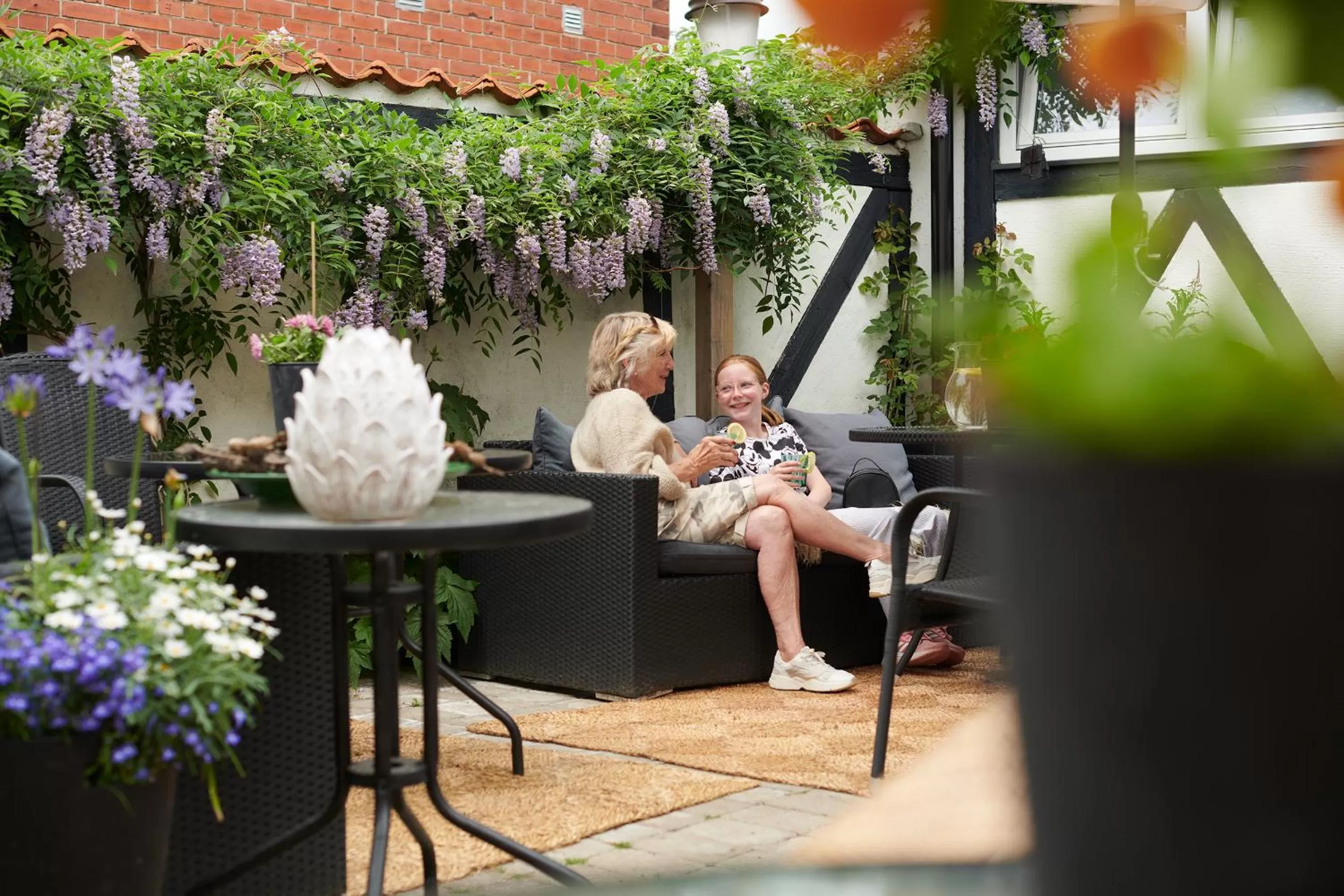 Patio in Hotell Bäckagården