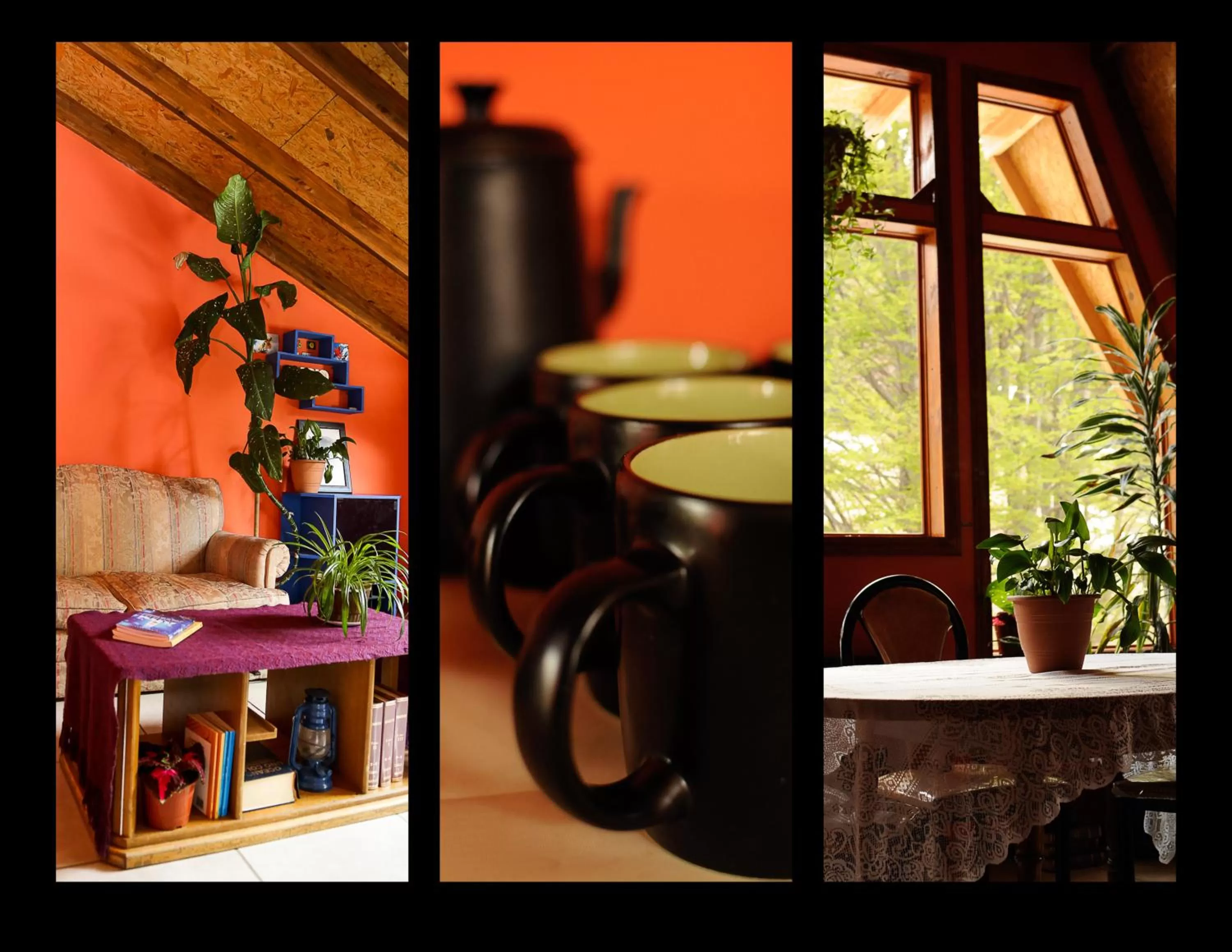 Living room in Mirador del Beagle Hosteria