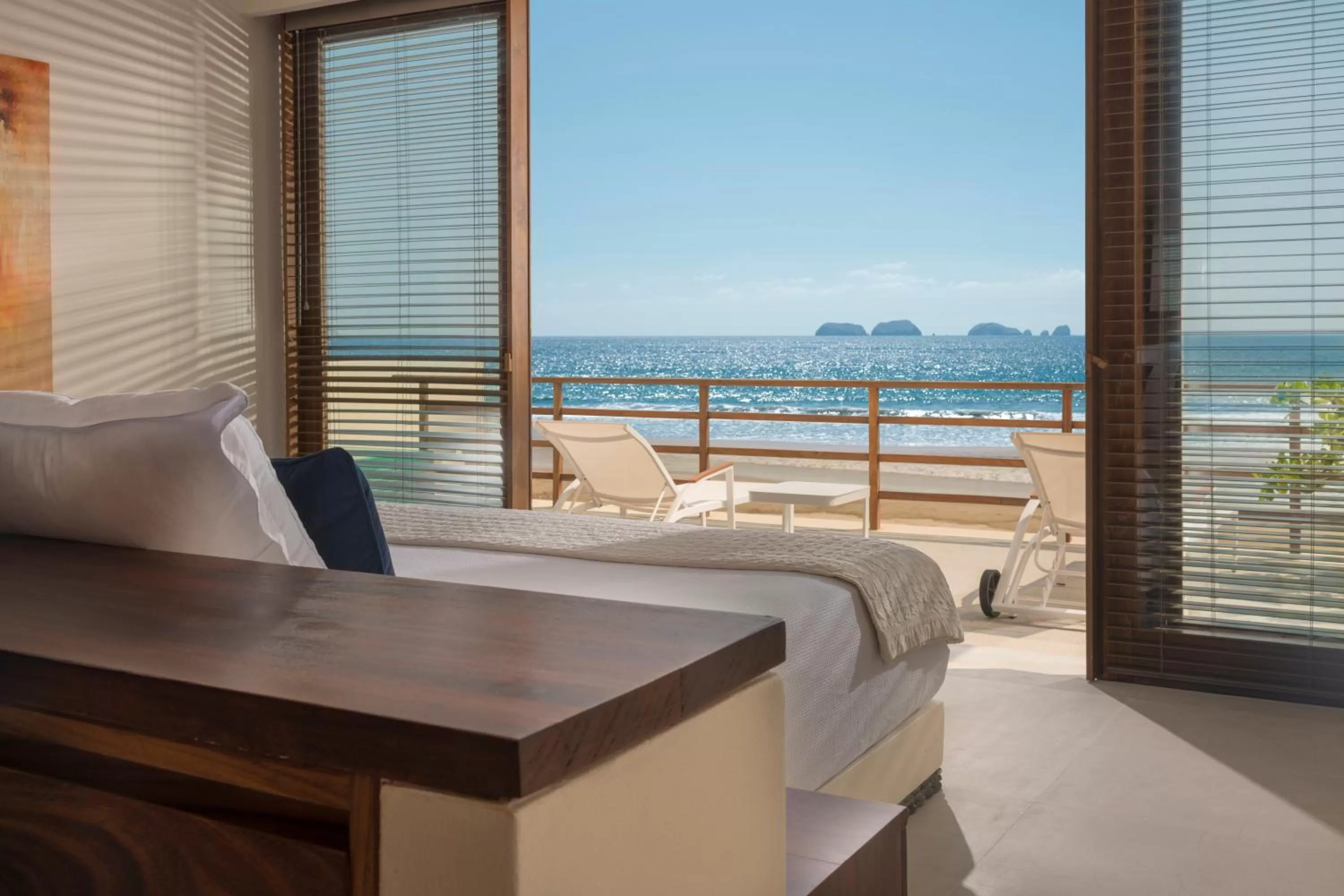 Bedroom in Marea Beachfront Villas