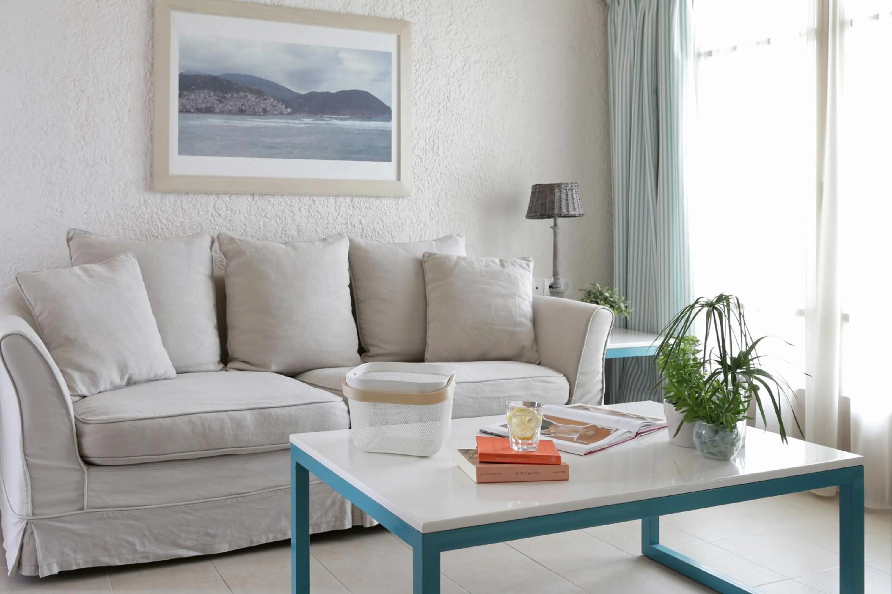 Living room in Skopelos Village Hotel