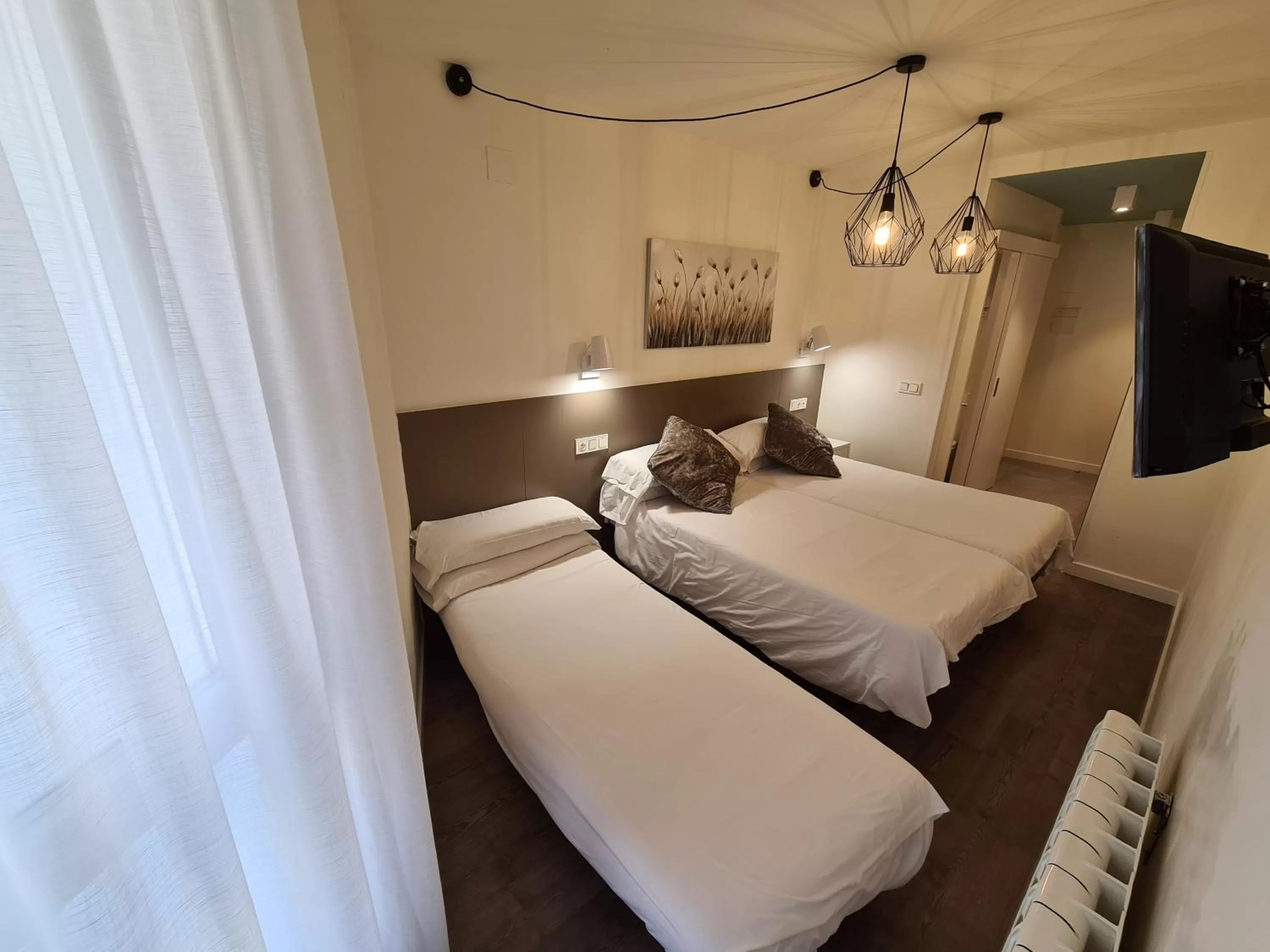 Bed in Hotel Jacobeo