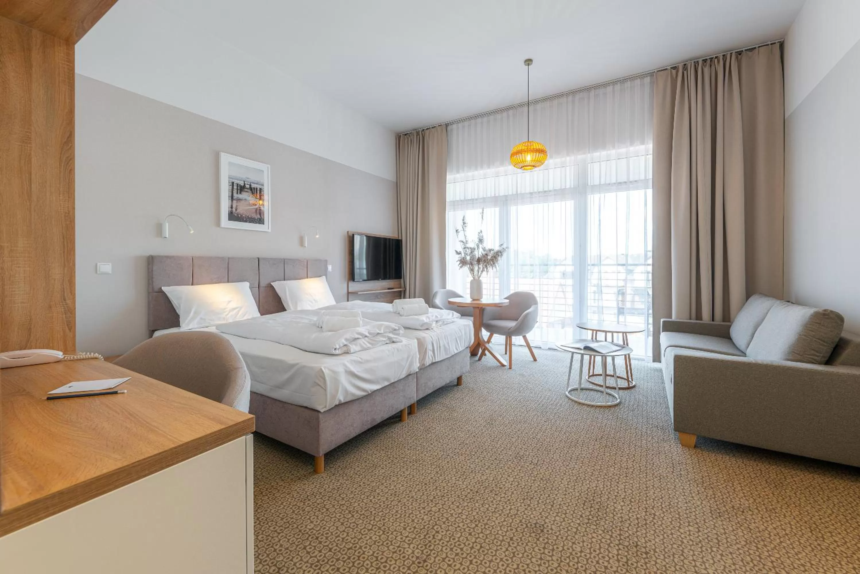 Bed in Molo Park Aparthotel