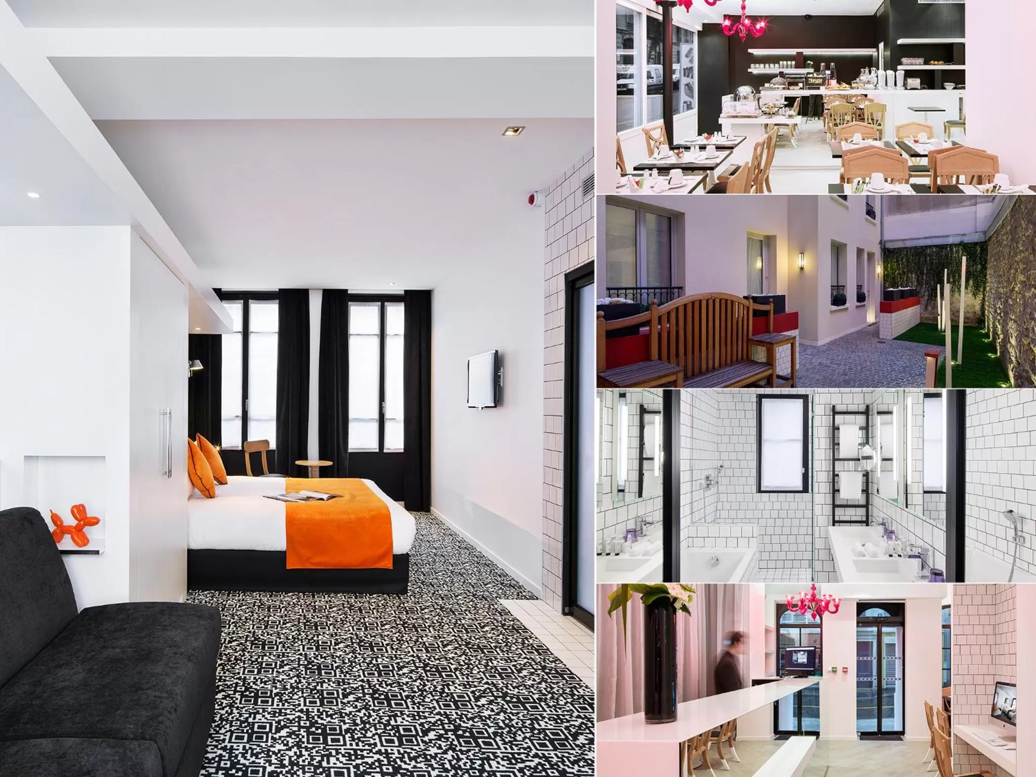 Restaurant/places to eat, Bed in Best Western Premier Faubourg 88