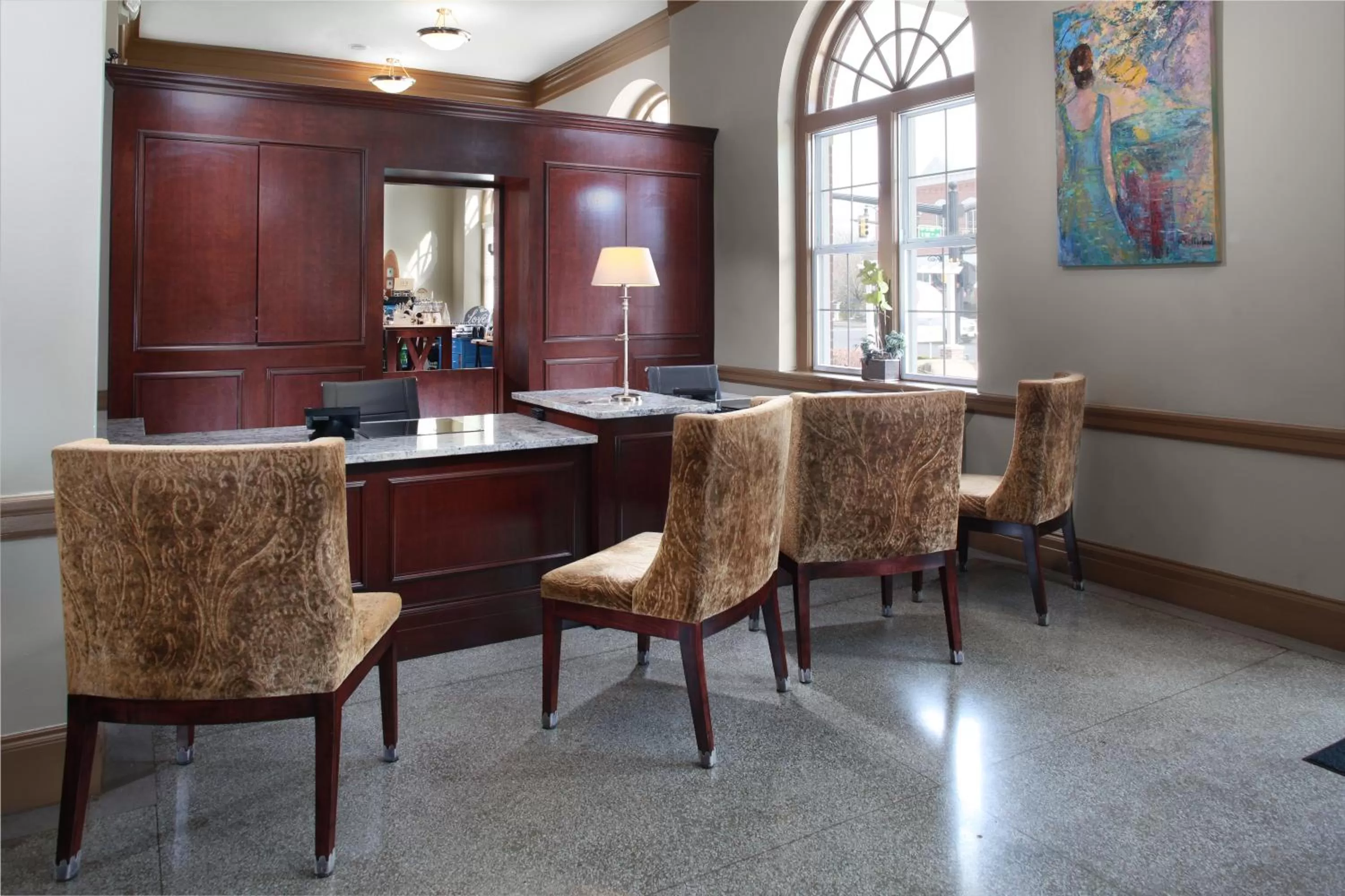 Lobby or reception in The Bolling Wilson Hotel