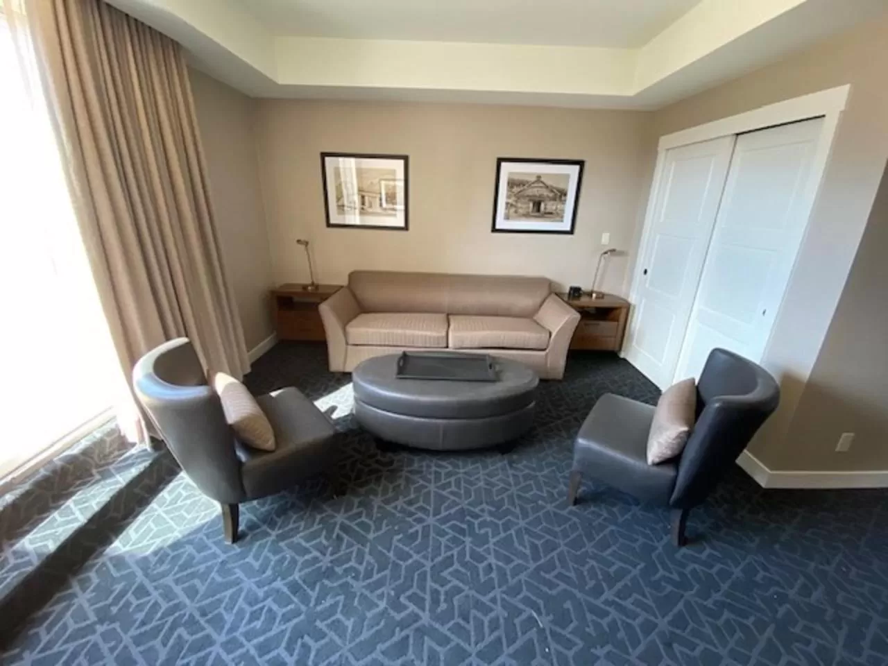 Seating area in The Malcolm Hotel