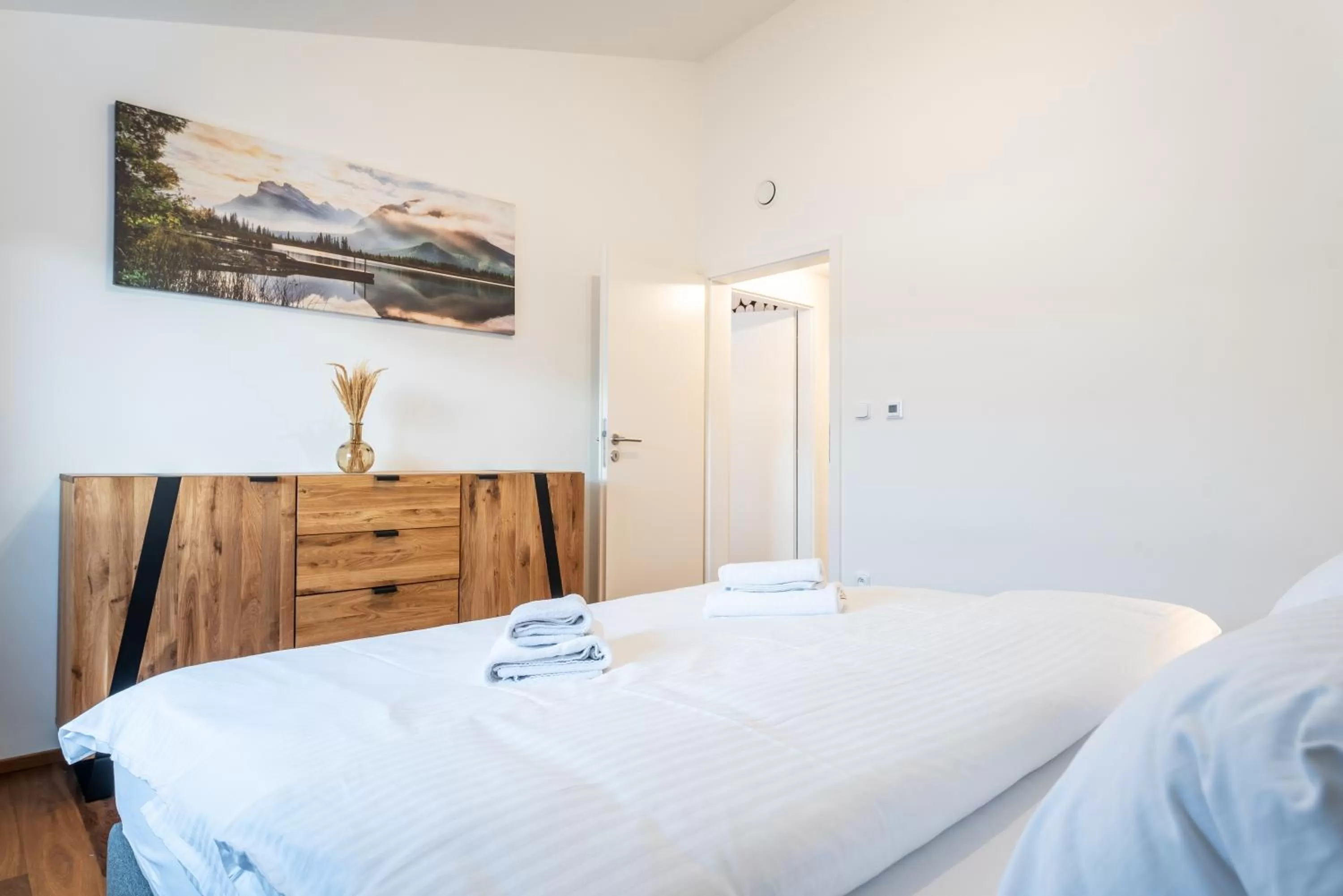 Bedroom, Bed in Resort Vrchlabí