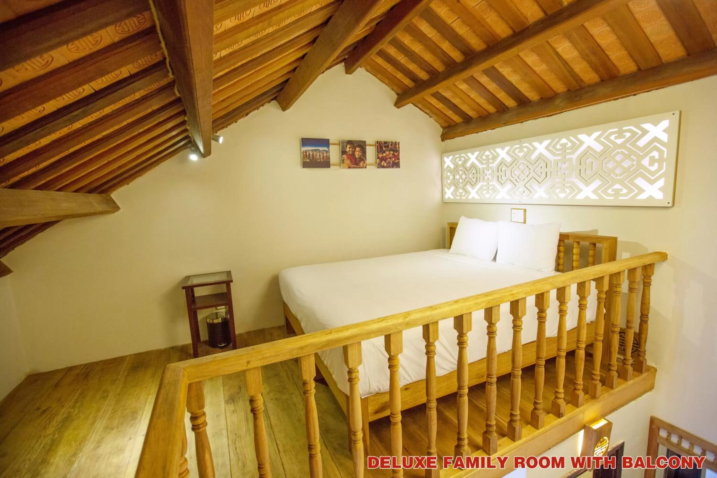 Bed in Hoi An Pho Library Hotel