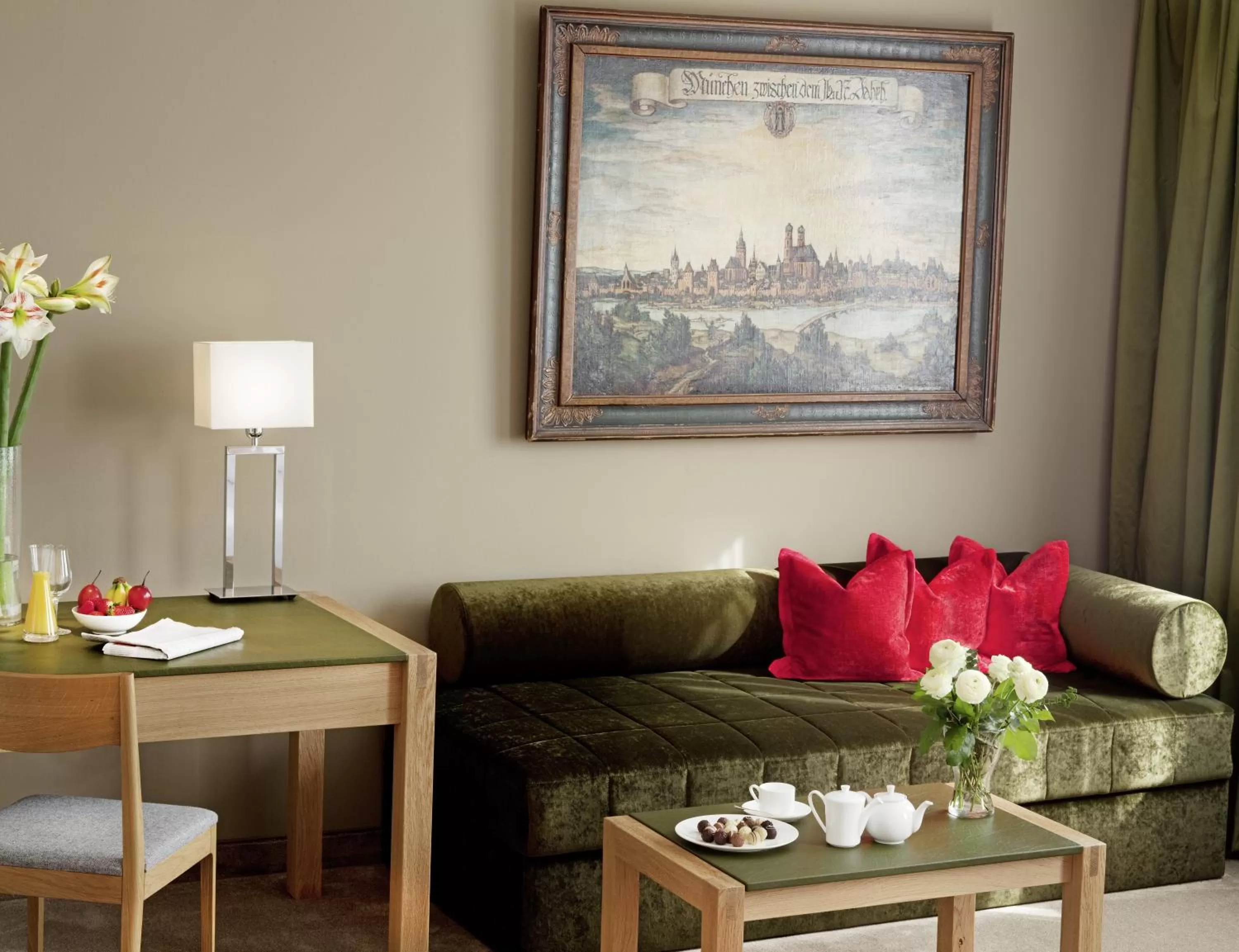 Bed in Eden Hotel Wolff