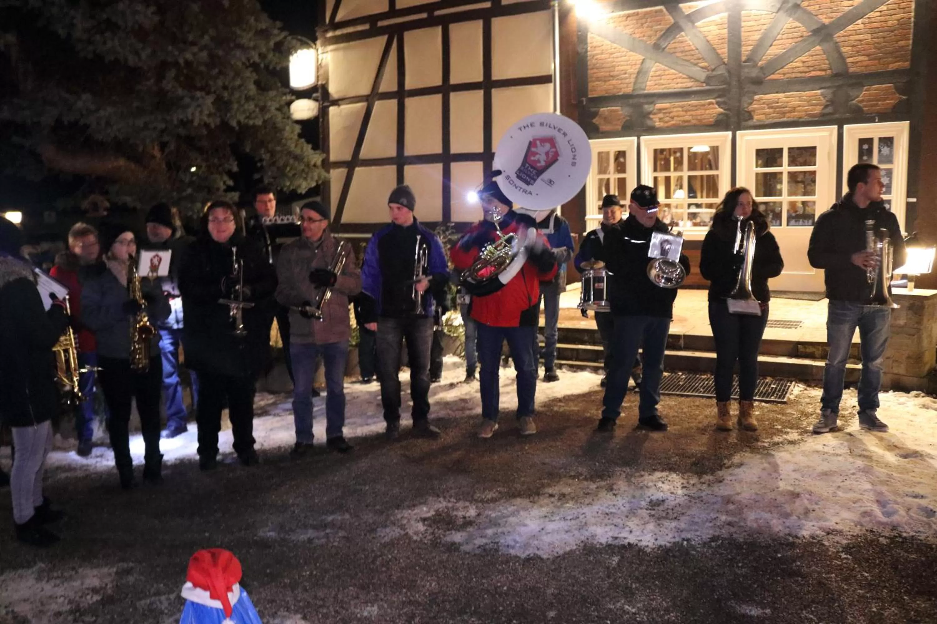 group of guests in Hotel-Restaurant Johanneshof