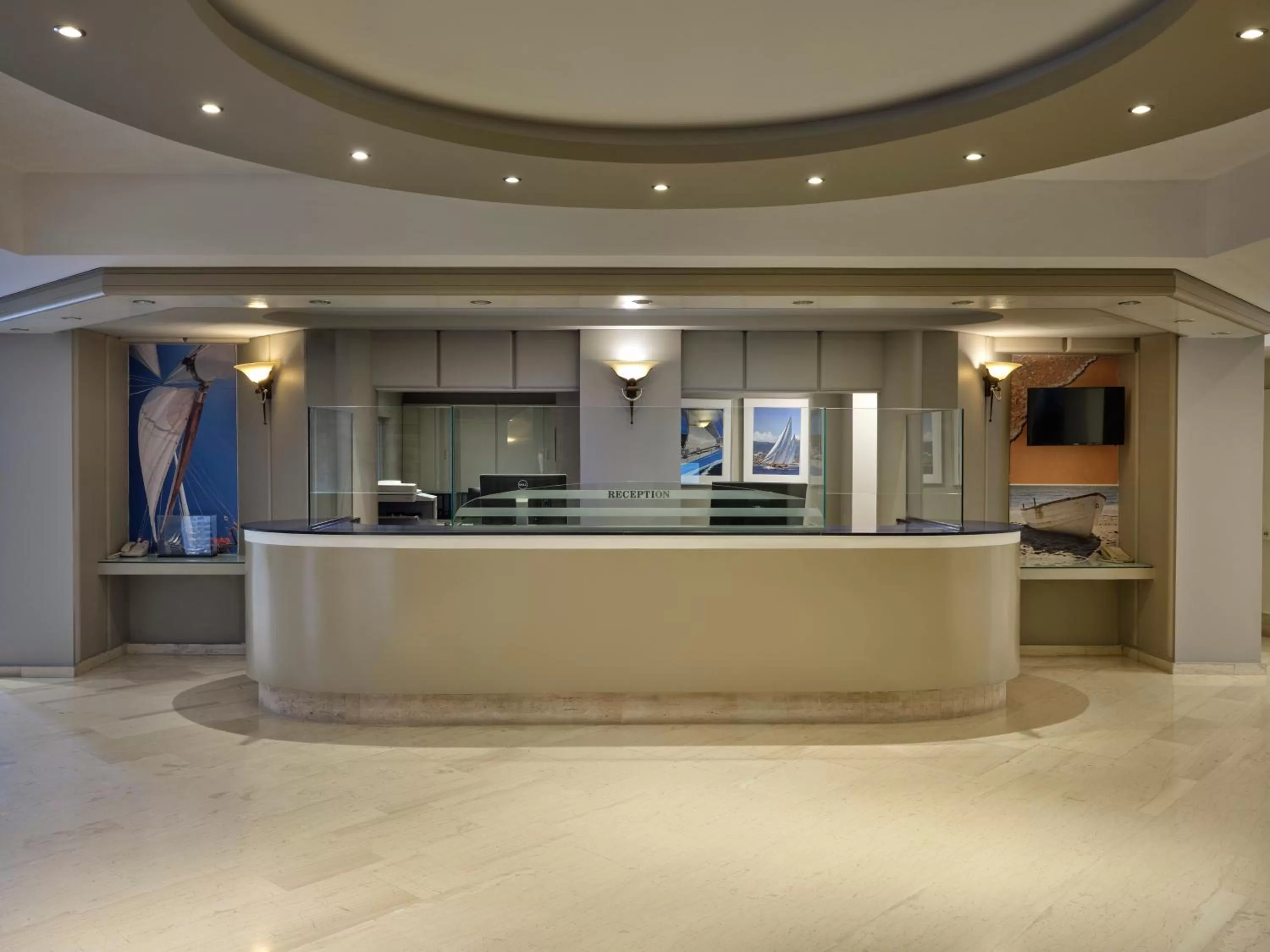Lobby or reception in Esperos Mare Resort & Spa
