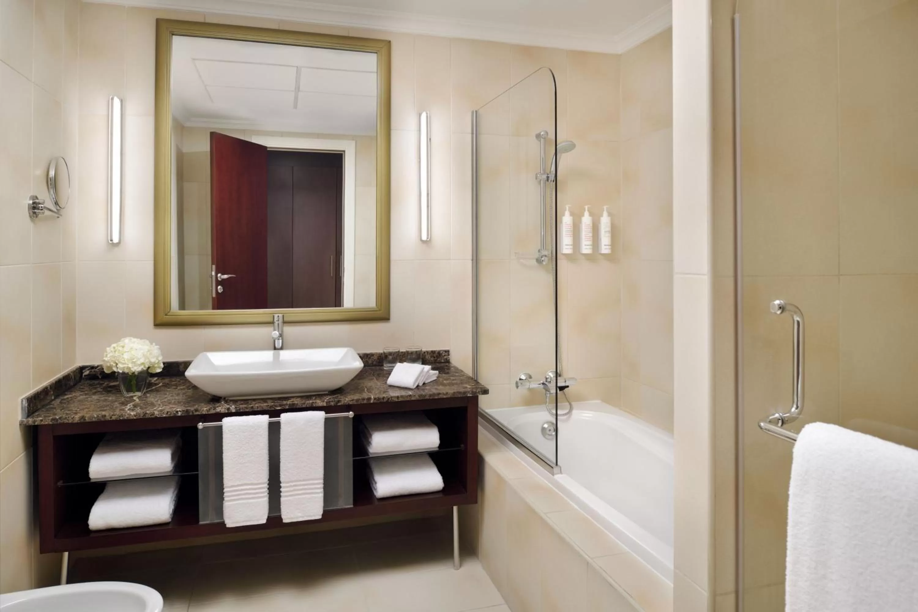 Bathroom in Marriott Executive Apartments Manama, Bahrain