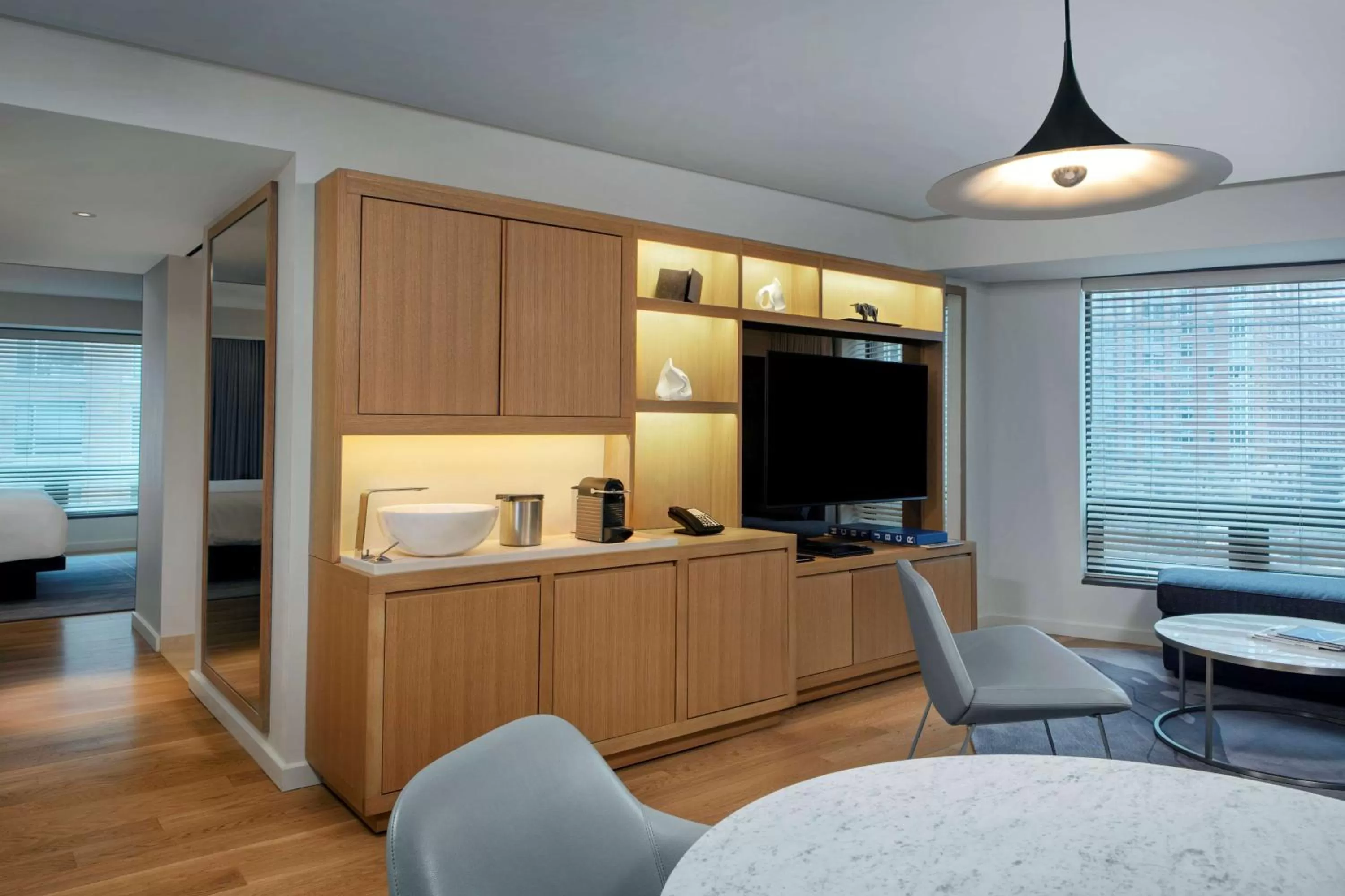 Bedroom in Conrad New York Downtown