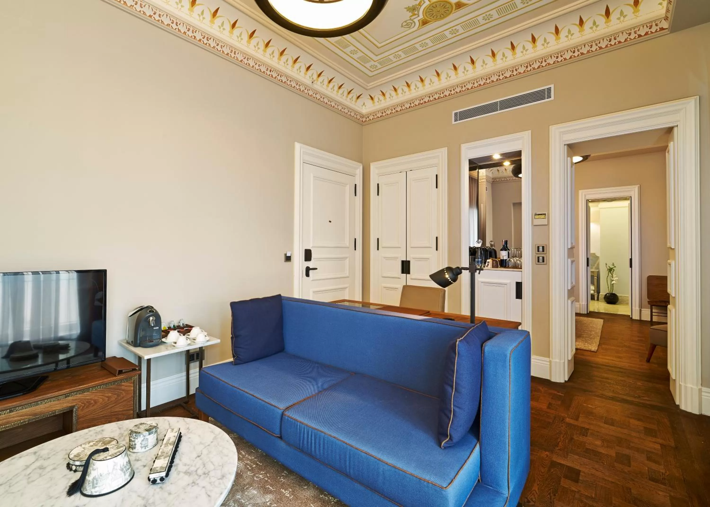 Living room in The Bank Hotel Istanbul, a Member of Design Hotels