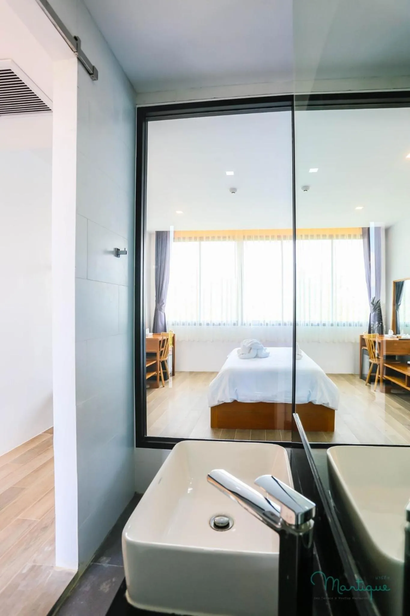 Shower, Bed in Tique Series Boutique Resort (SHA Extra Plus)