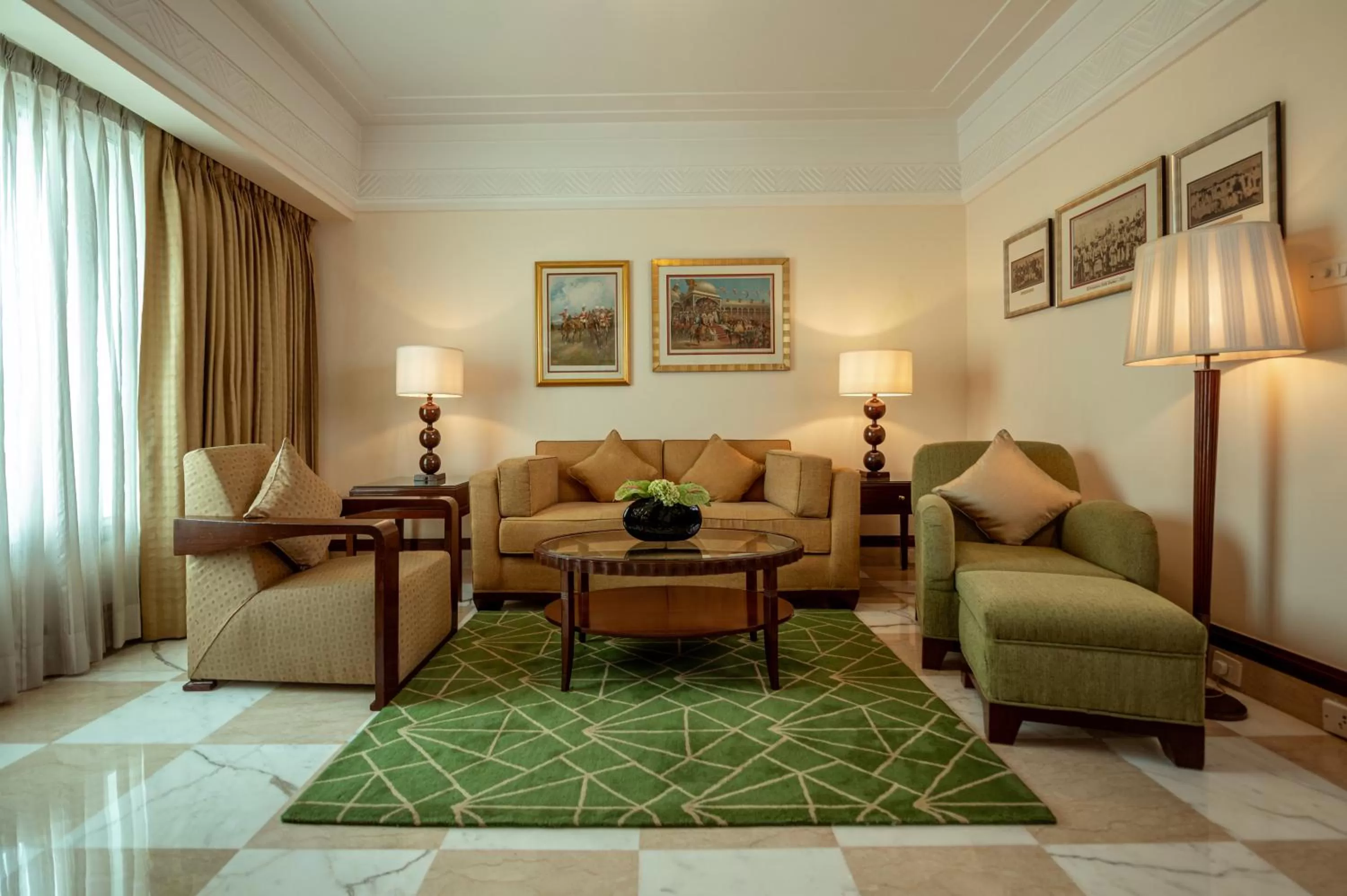 Living room in The Imperial, New Delhi
