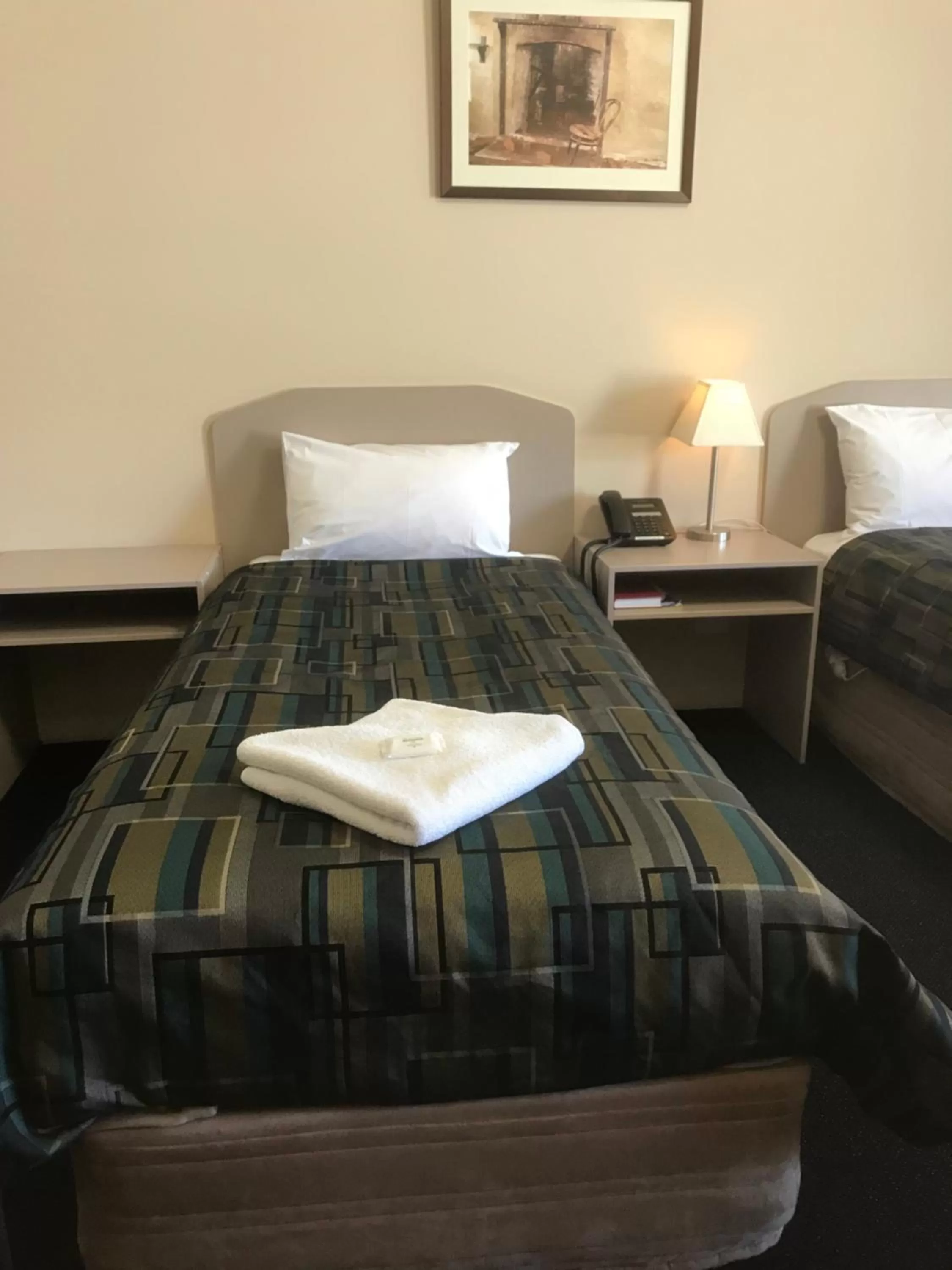 Bed in The Bakehouse Motel