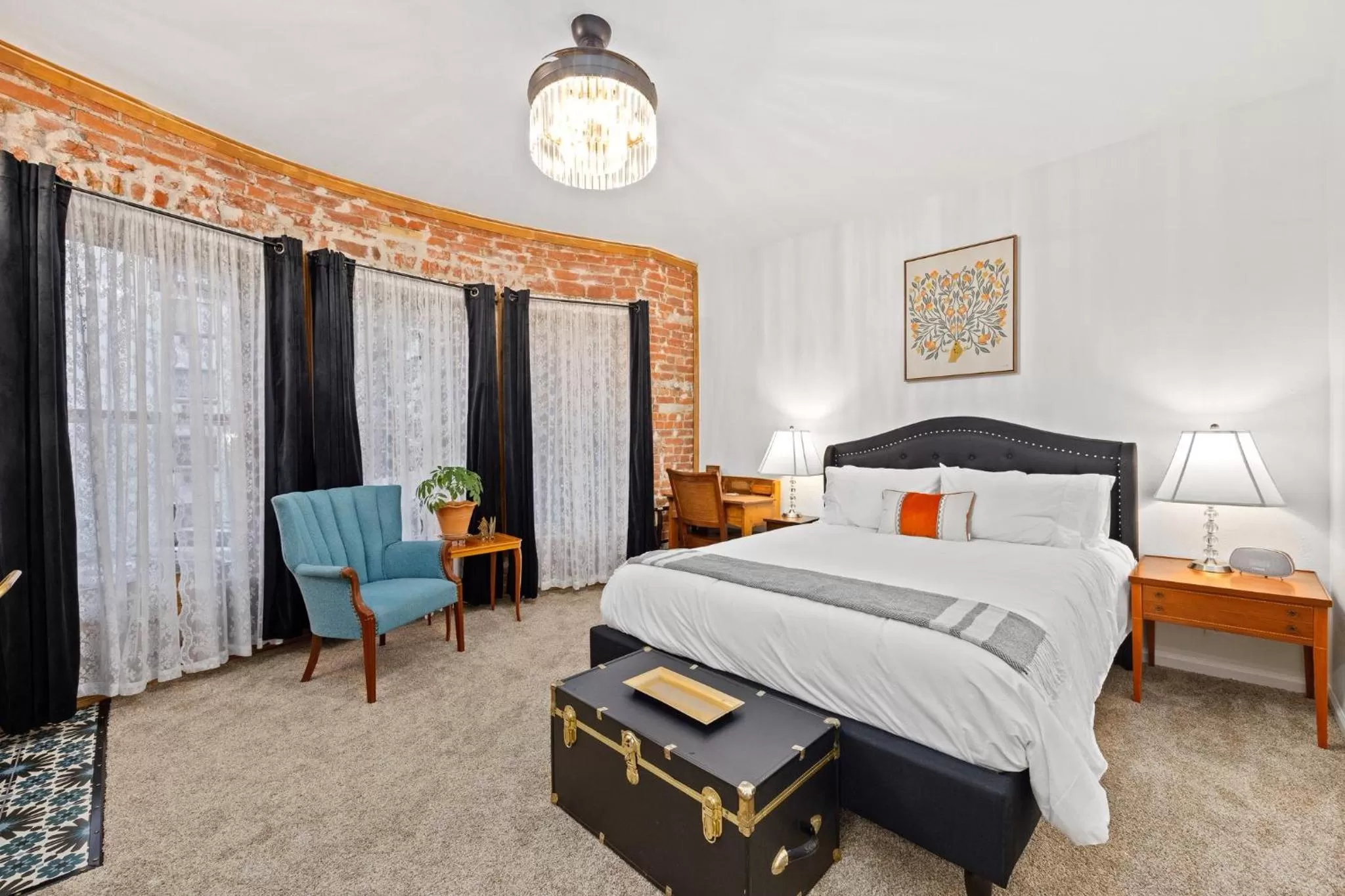 Bed in Flora House Denver