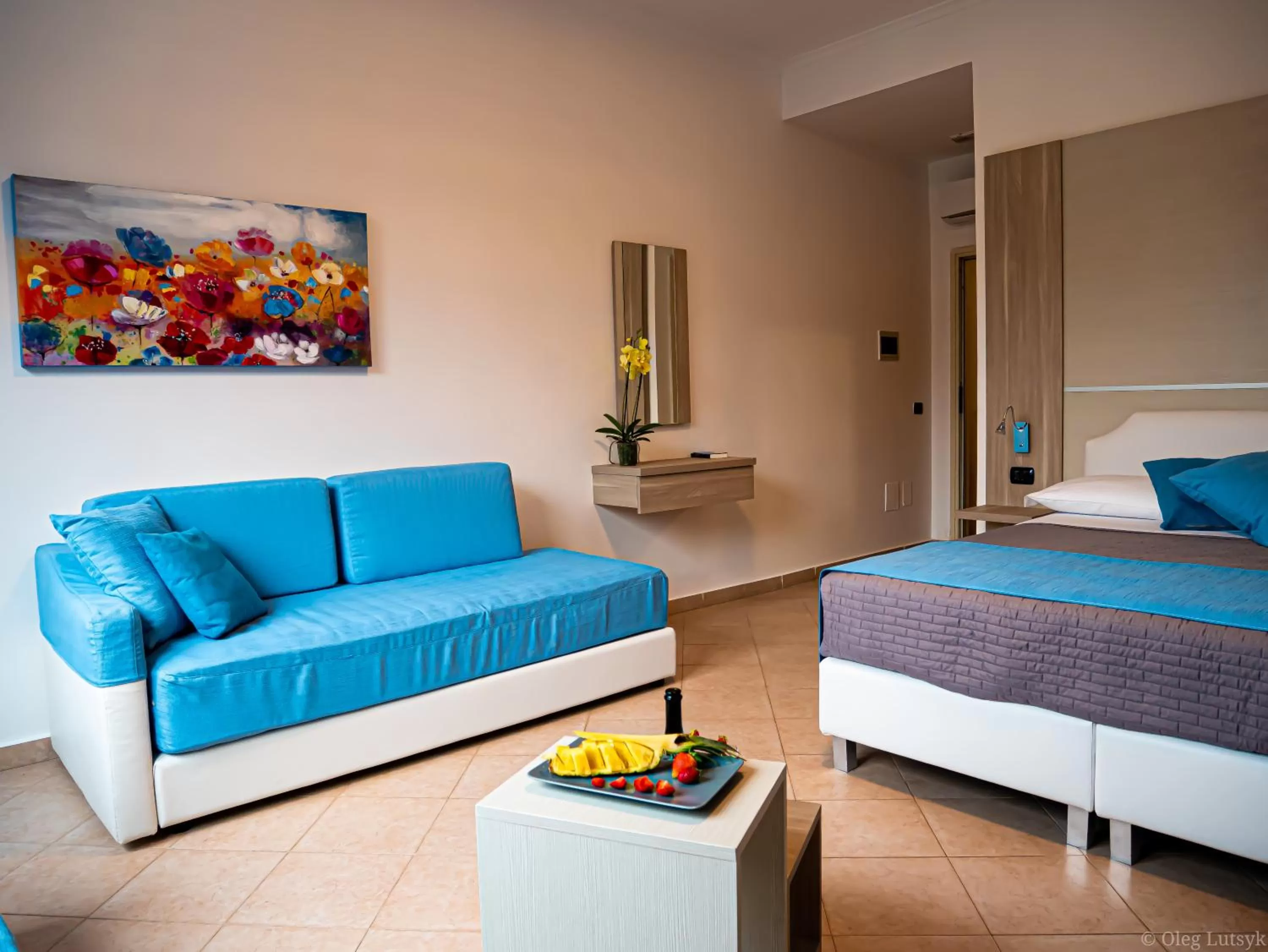 Bed in San Marco Hotel