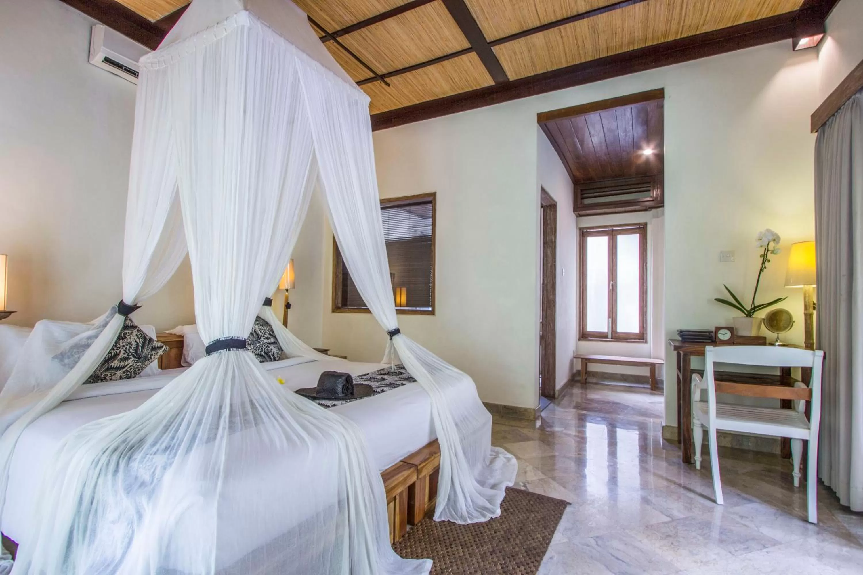 Bed in KajaNe Mua at Ubud Bali