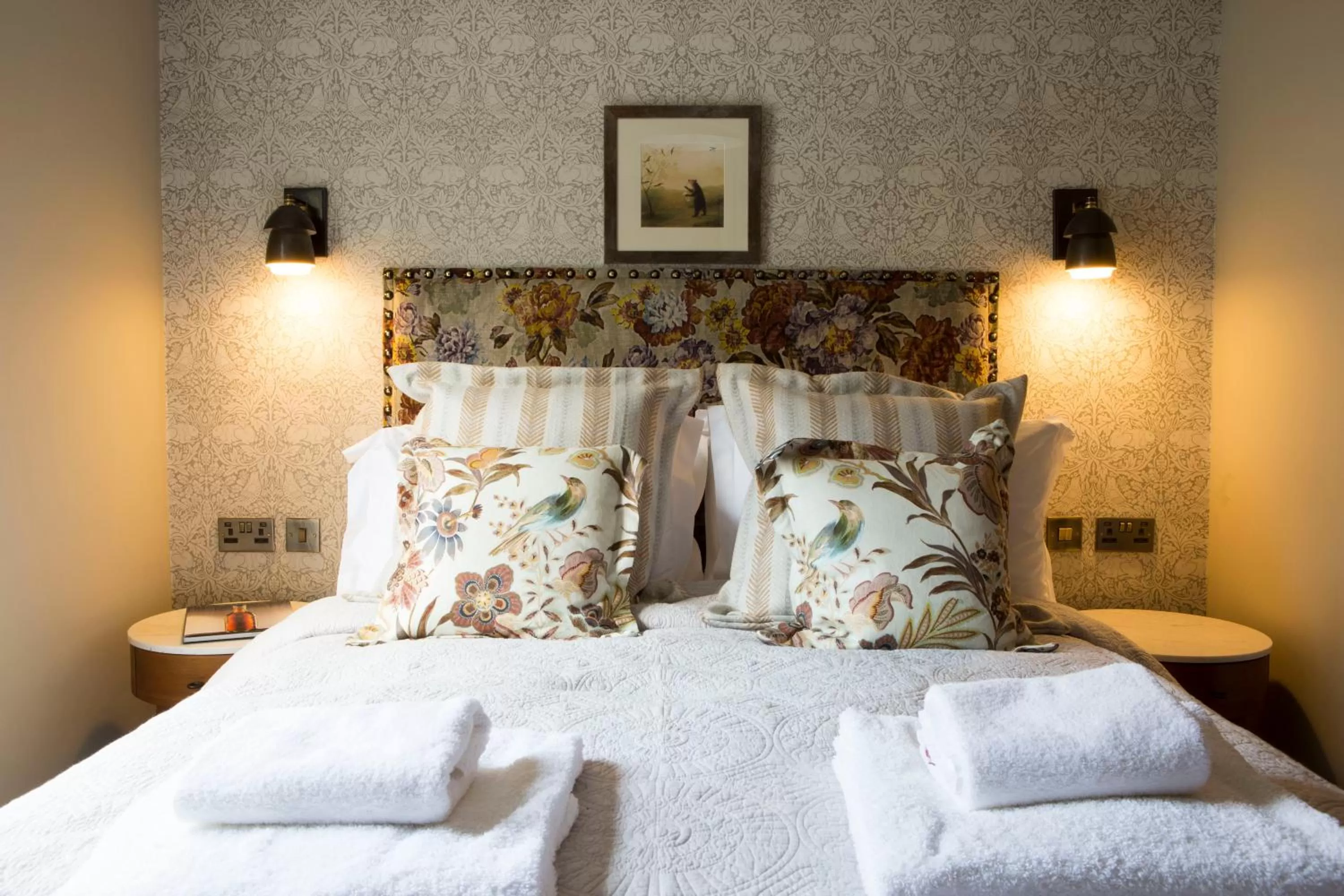 Bed in The Legh Arms Prestbury