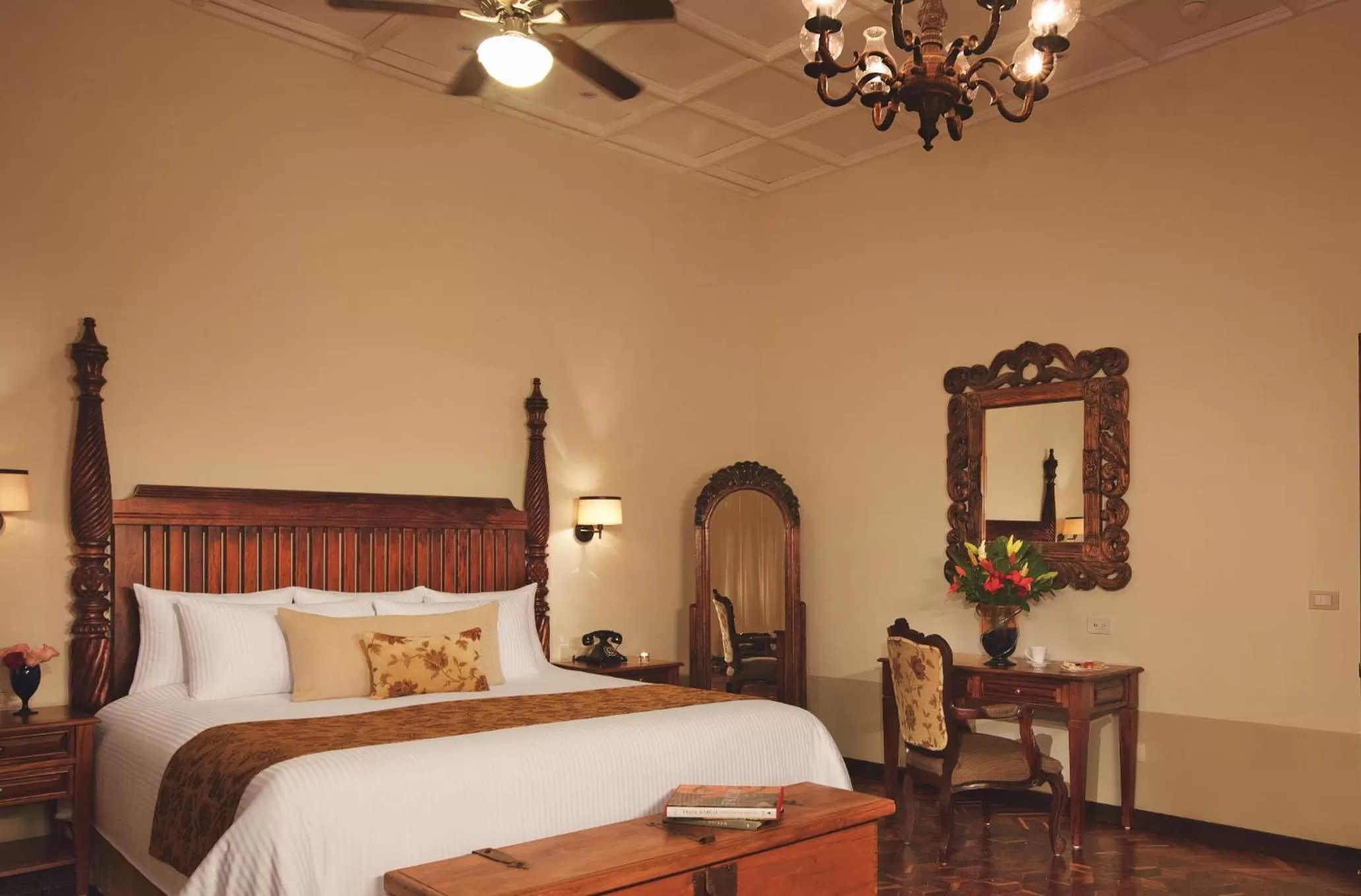 View (from property/room), Bed in Dreams Tulum Resort & Spa