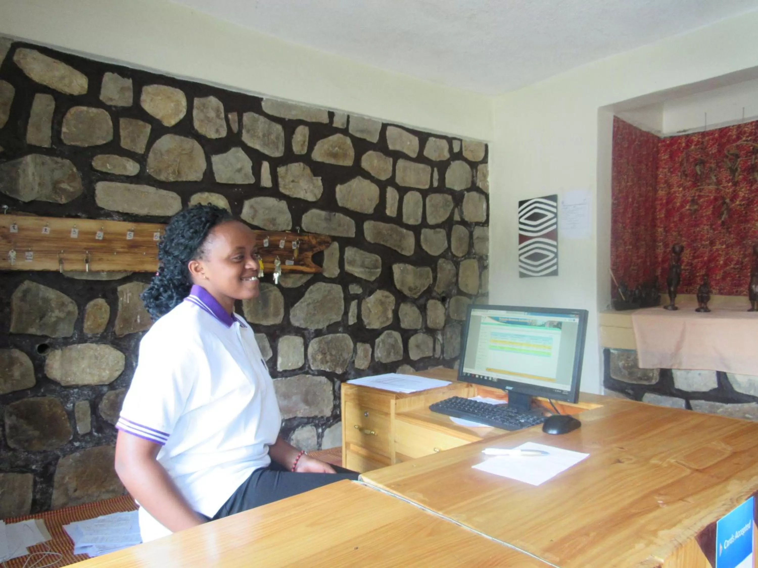 Lobby or reception in Rebero Kivu Resort