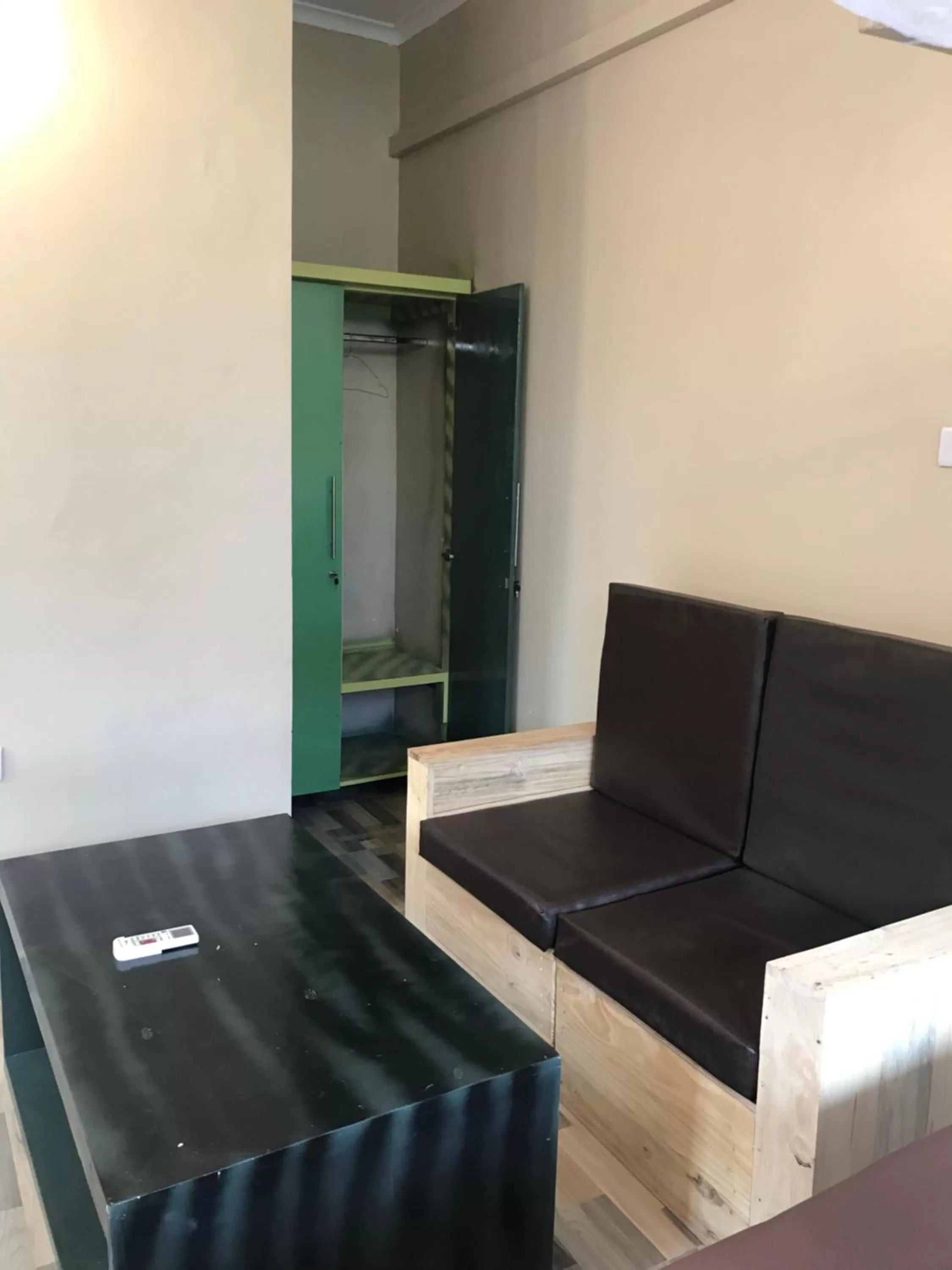 Seating area in L&J Modern Backpackers Kinondoni