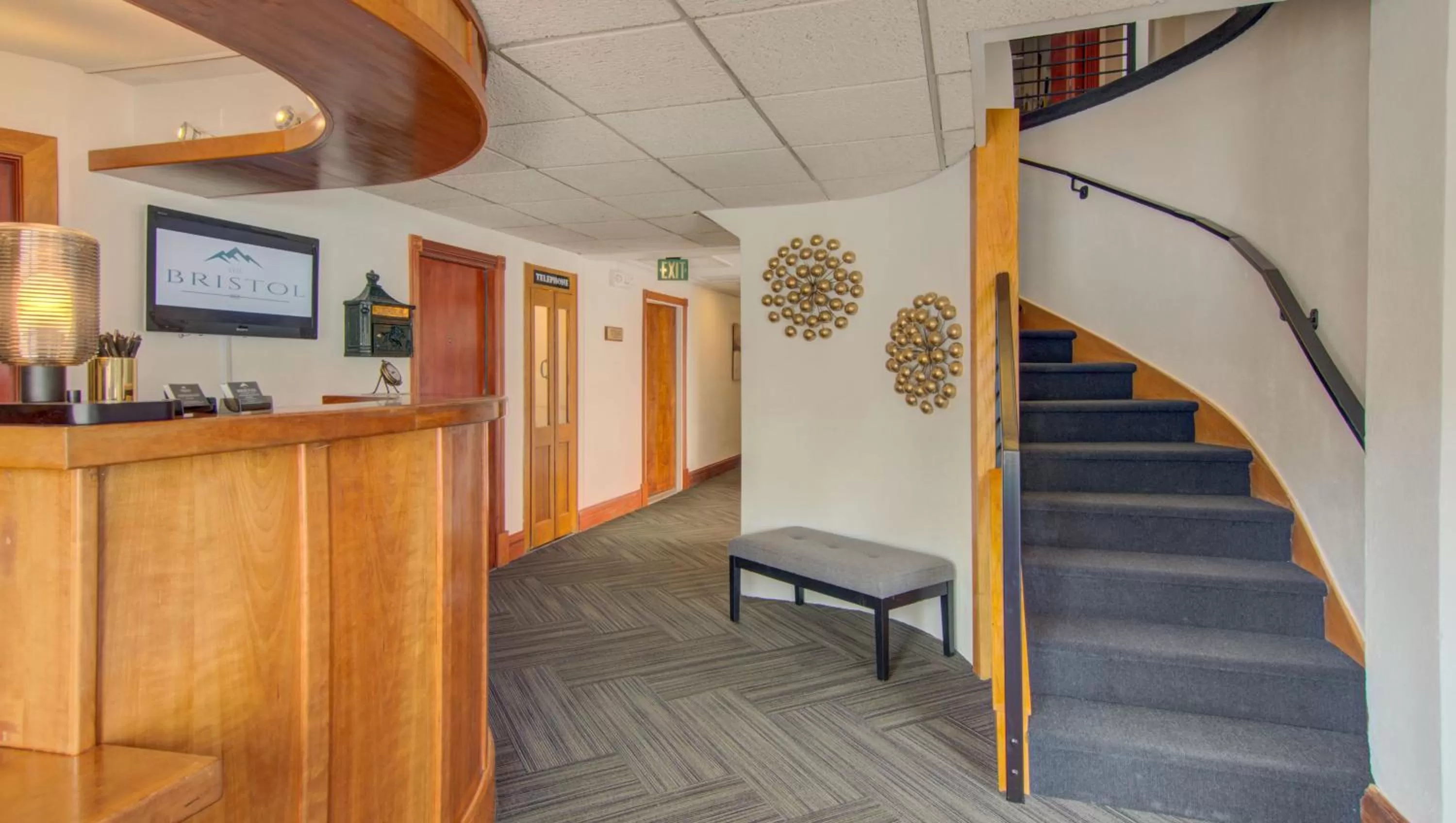 Lobby or reception in The Bristol Hotel