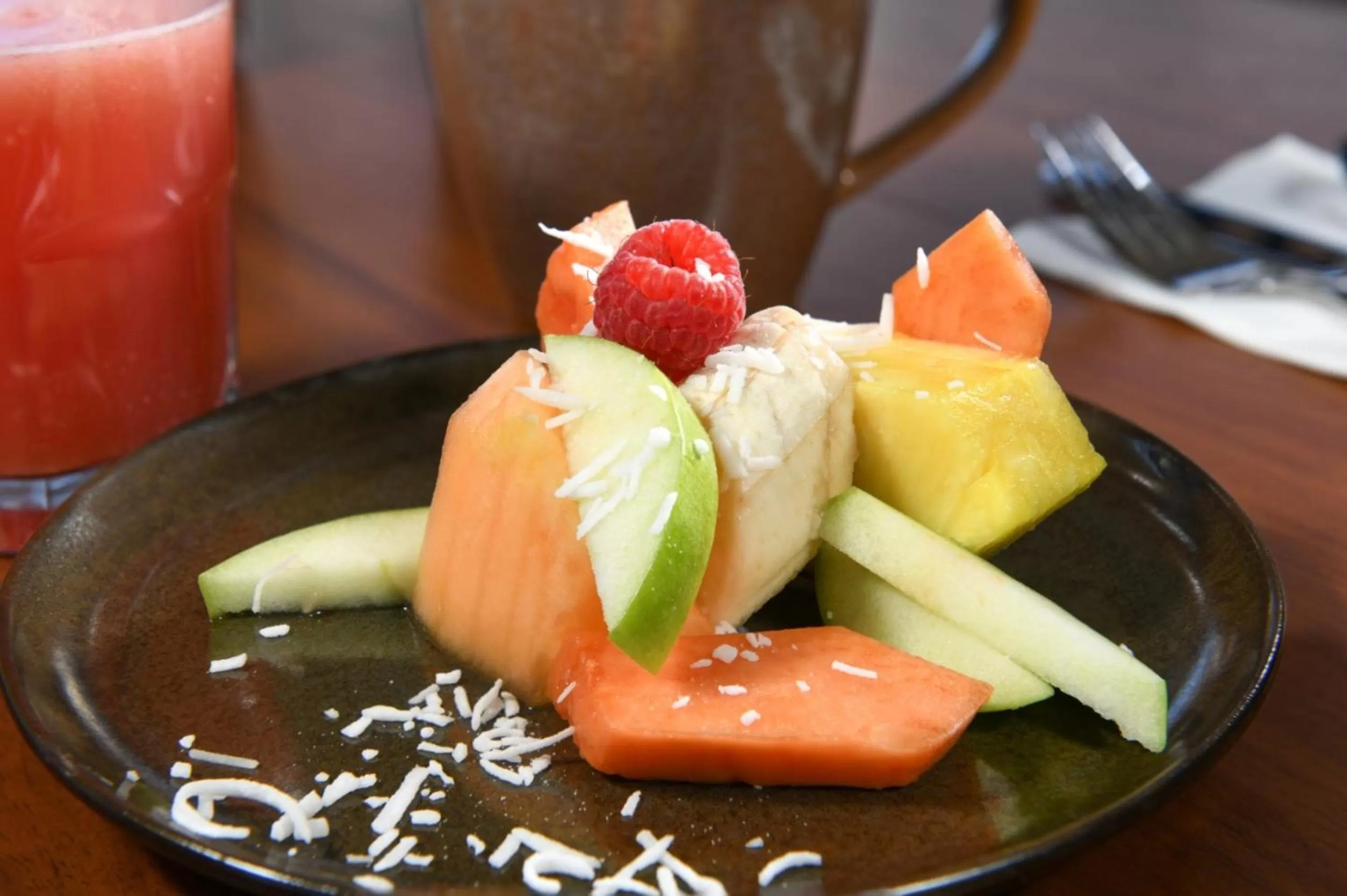 Continental breakfast in Diamante K - Inside Tulum National Park