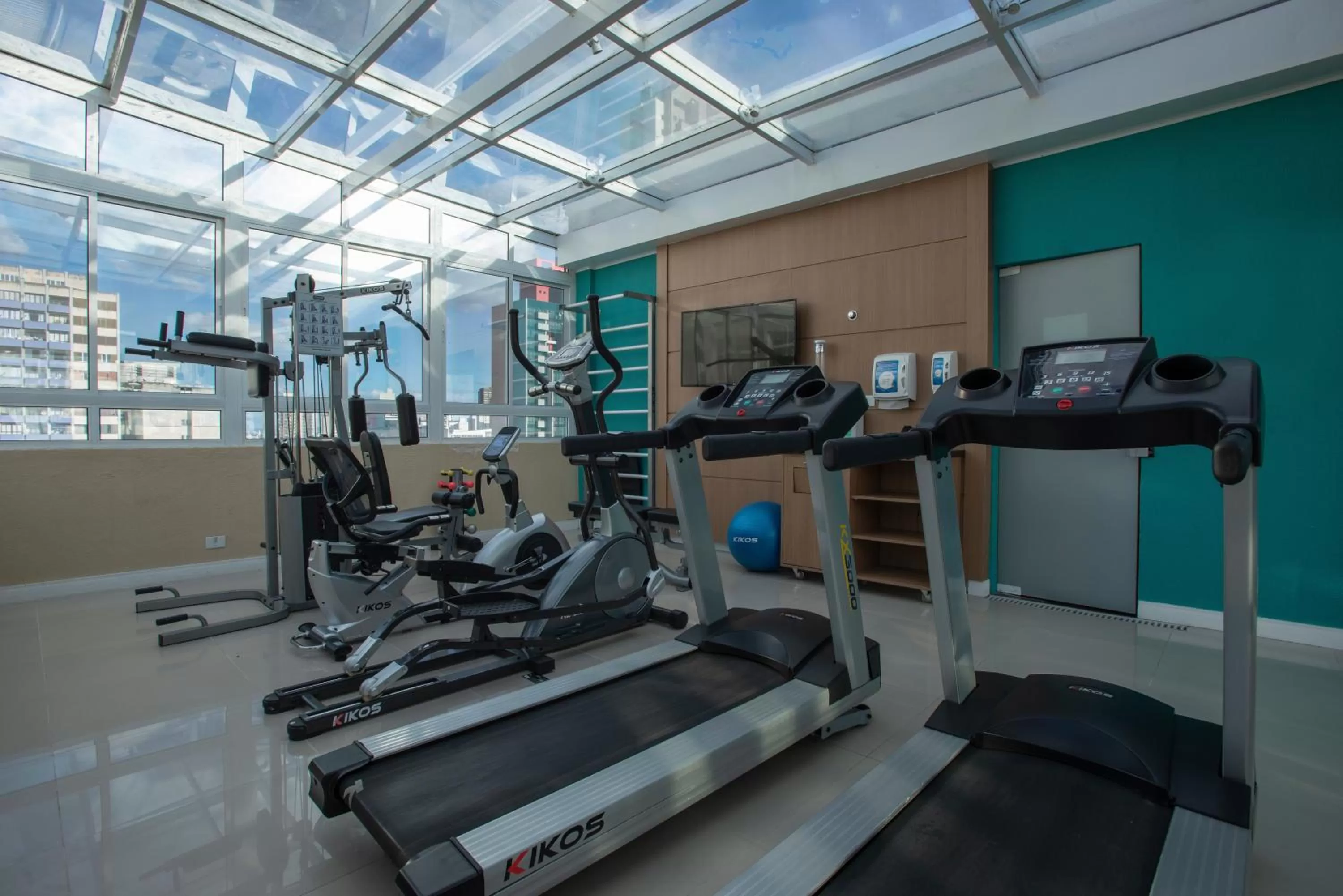 Fitness centre/facilities in Hotel Centro Europeu