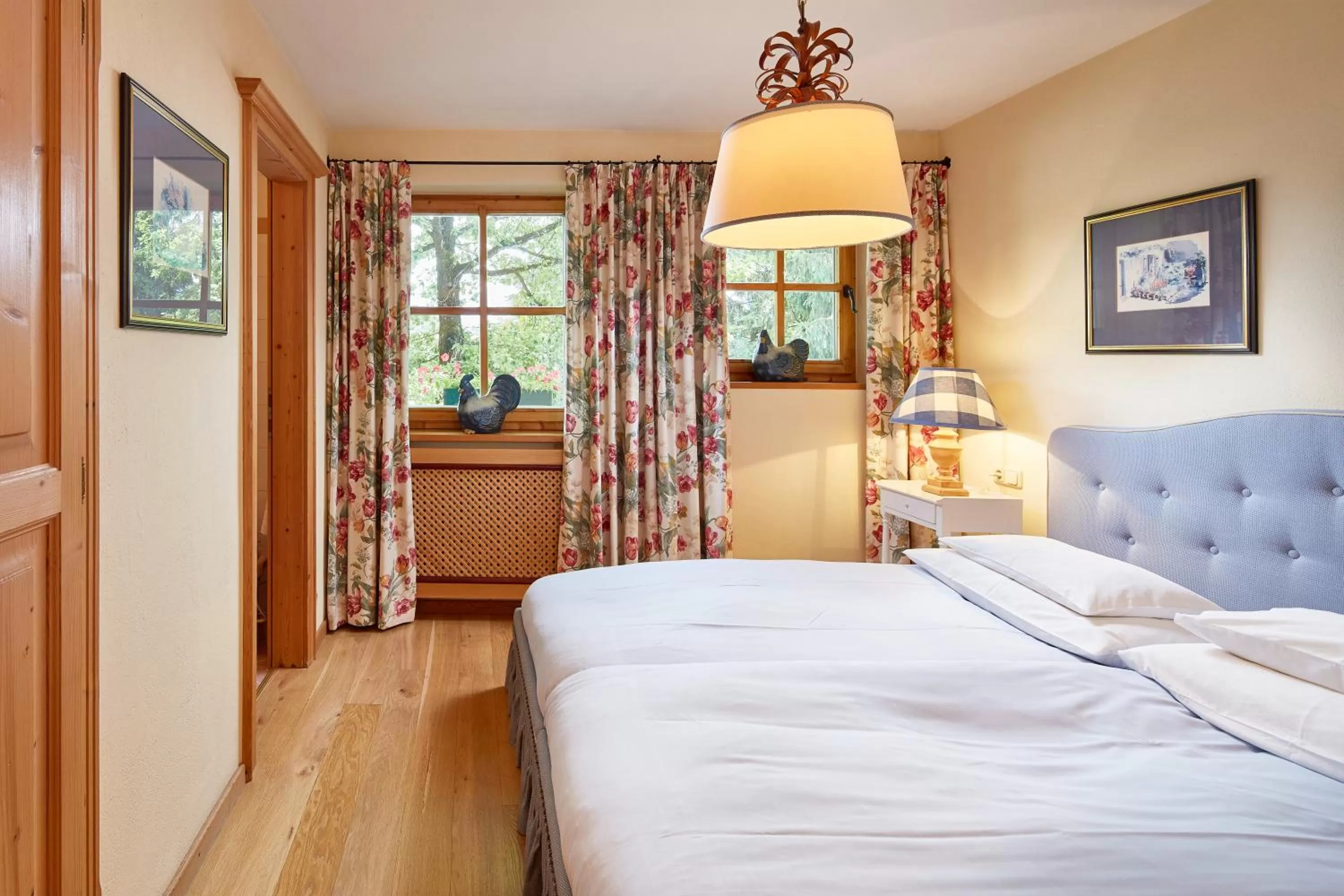 Bed in Landsitz Römerhof - Hotel Apartments