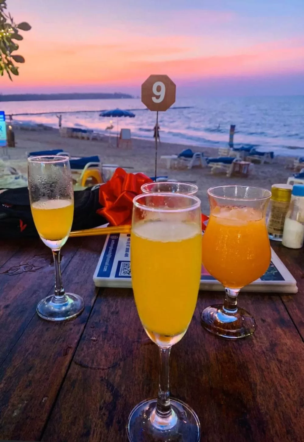 Alcoholic drinks in Ao Thong beach Resort