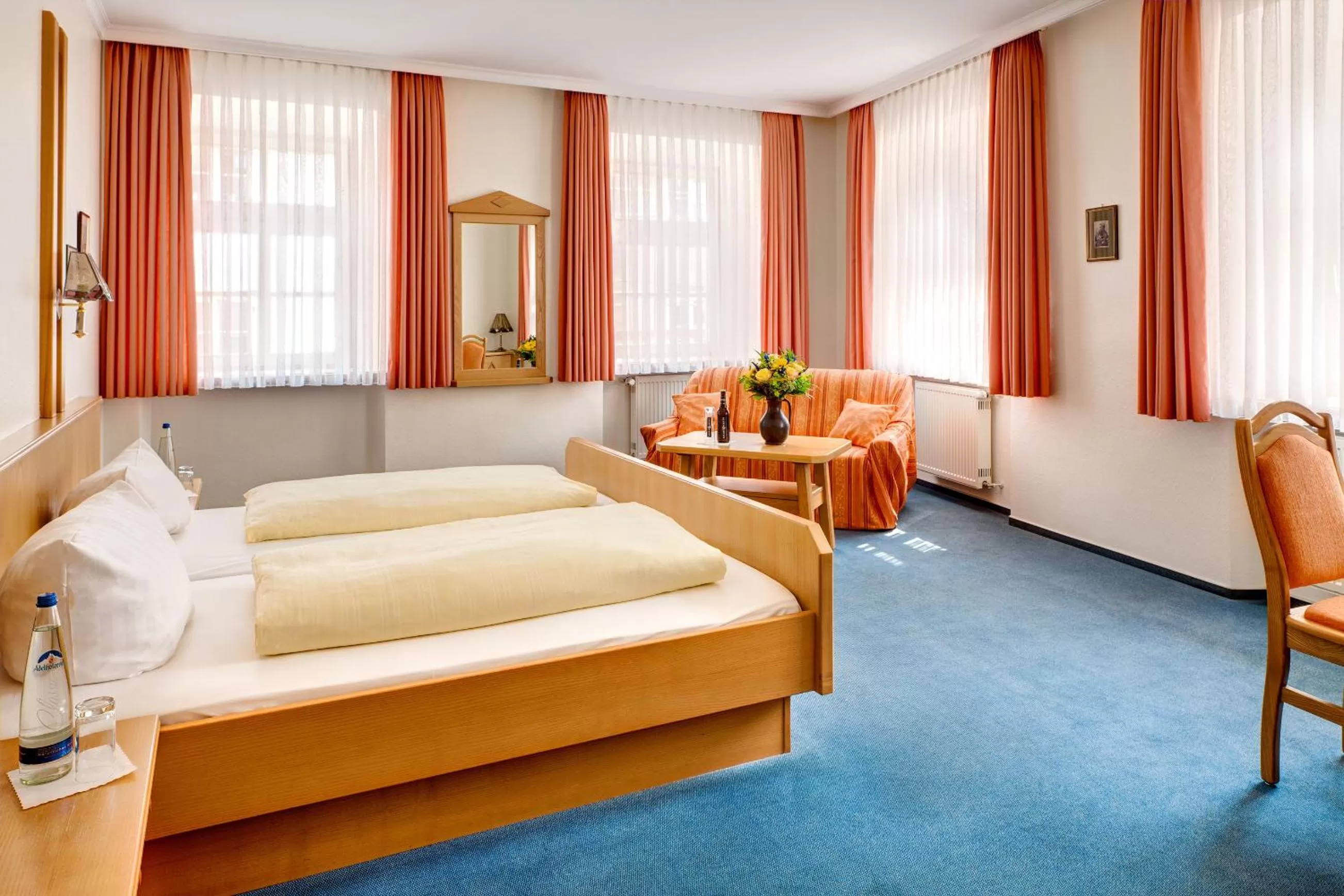 Photo of the whole room, Bed in Brauereigasthof/Hotel Bürgerbräu