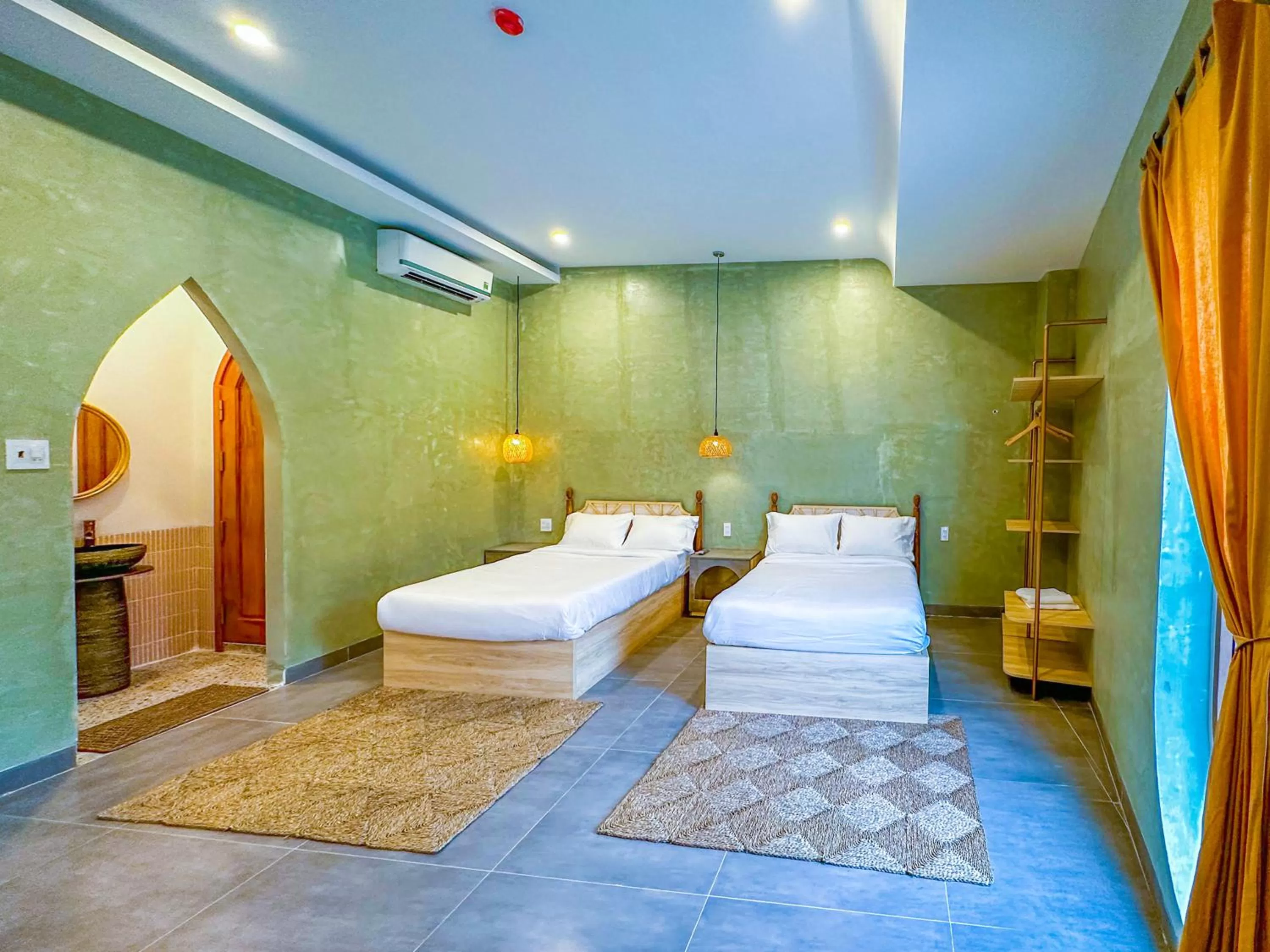 Bed in Eo Gió Có Homestay