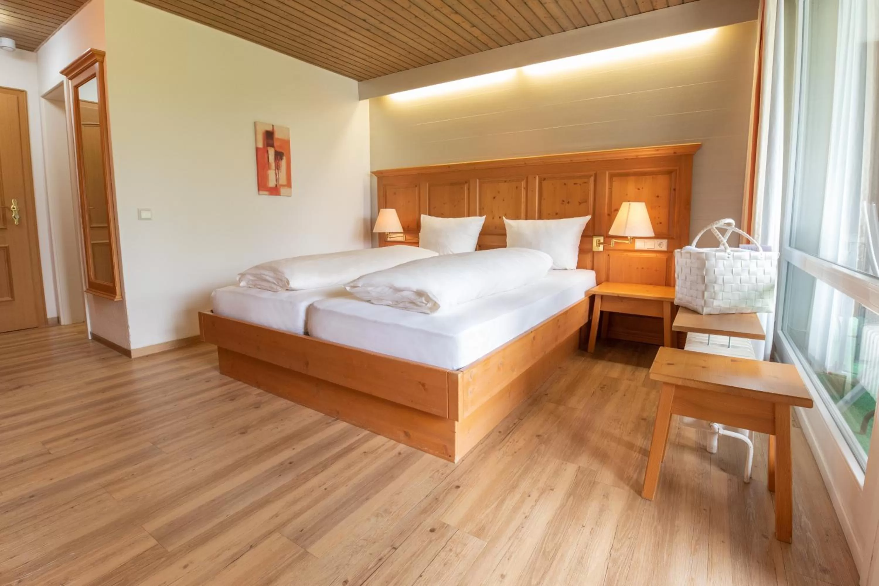 Bed in Wellnesshotel Sonnenhof & Sonnhalde