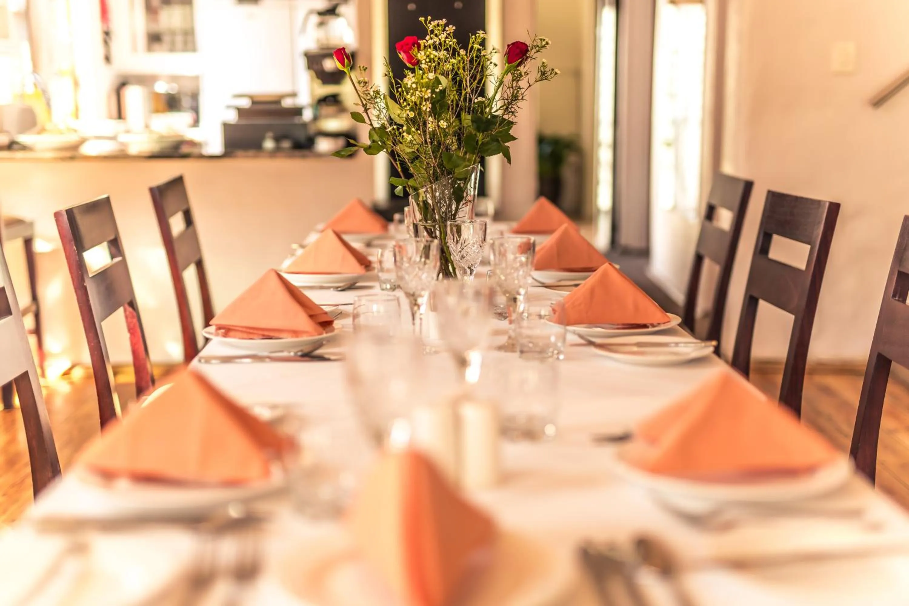 Dining area in Point B Guest House -Sustainable Solar Energy
