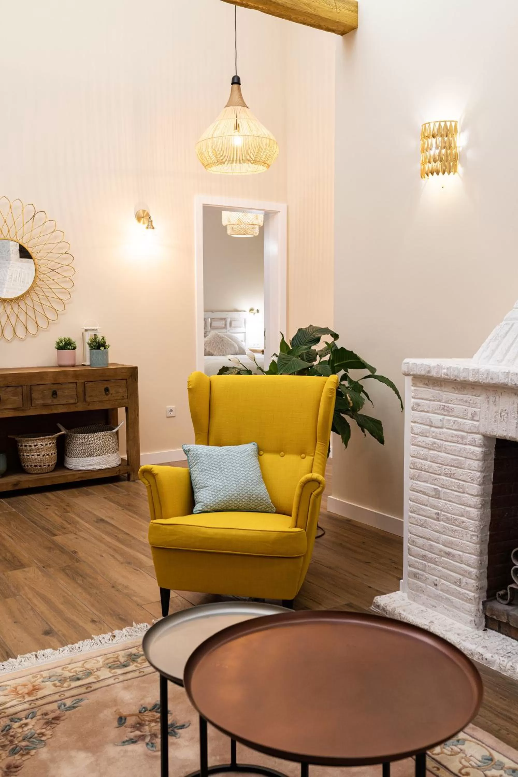 Living room in Hotel Rural Ohana