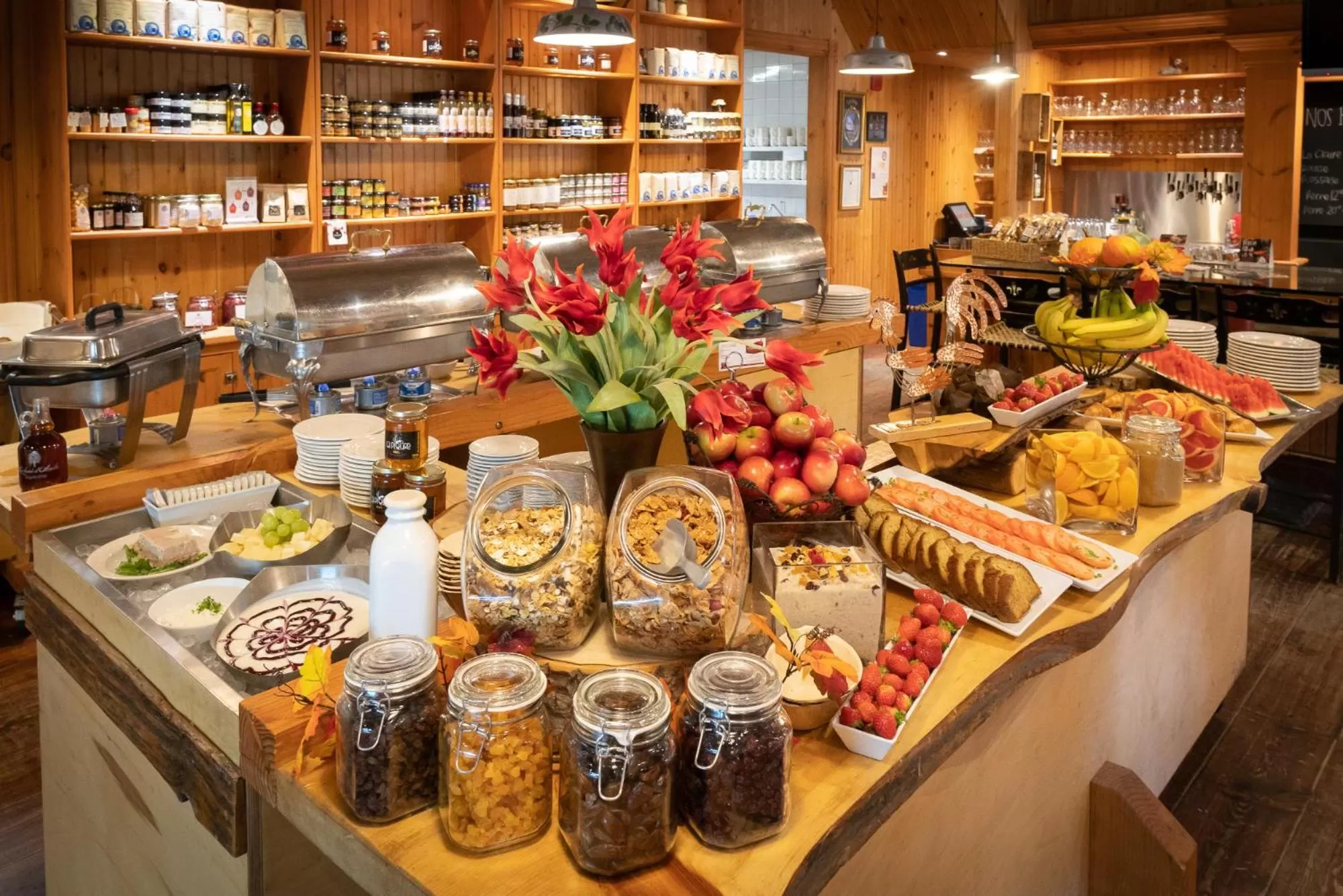 Restaurant/places to eat in Le Baluchon Éco-villégiature