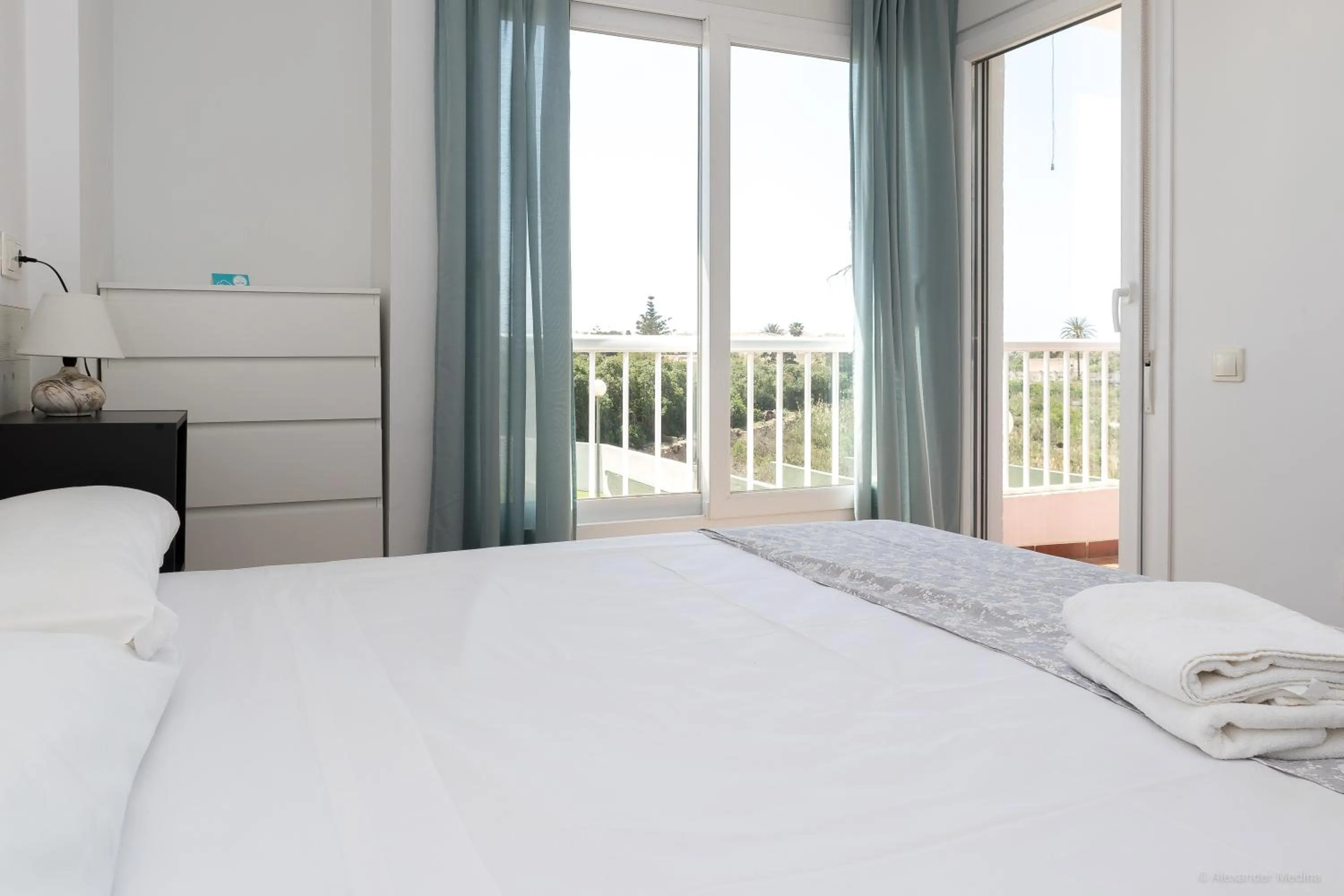 Bedroom, Bed in Roquetas Beach and Playa Serena Golf Village