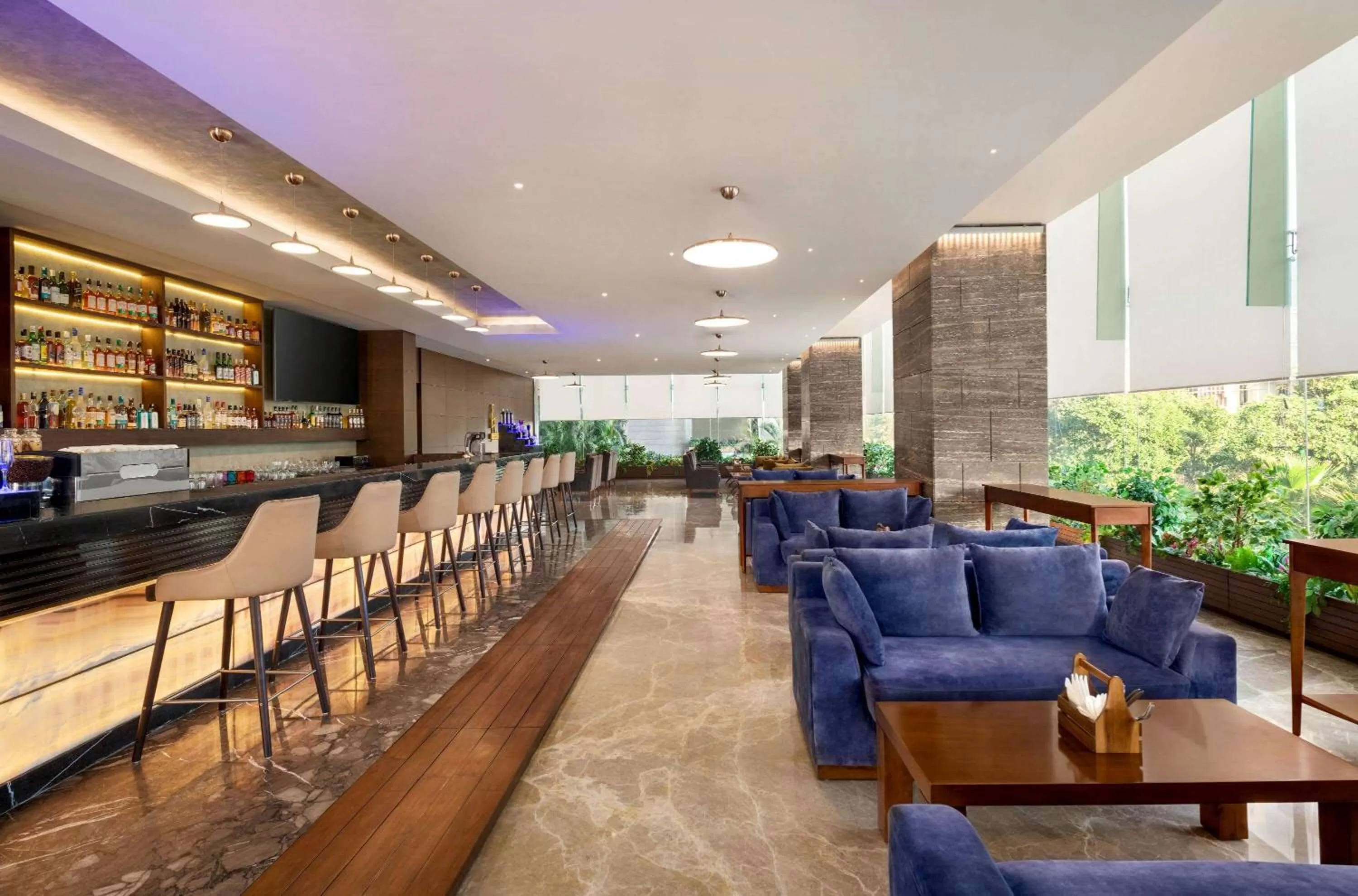 Lounge or bar in Wyndham Chandigarh Mohali