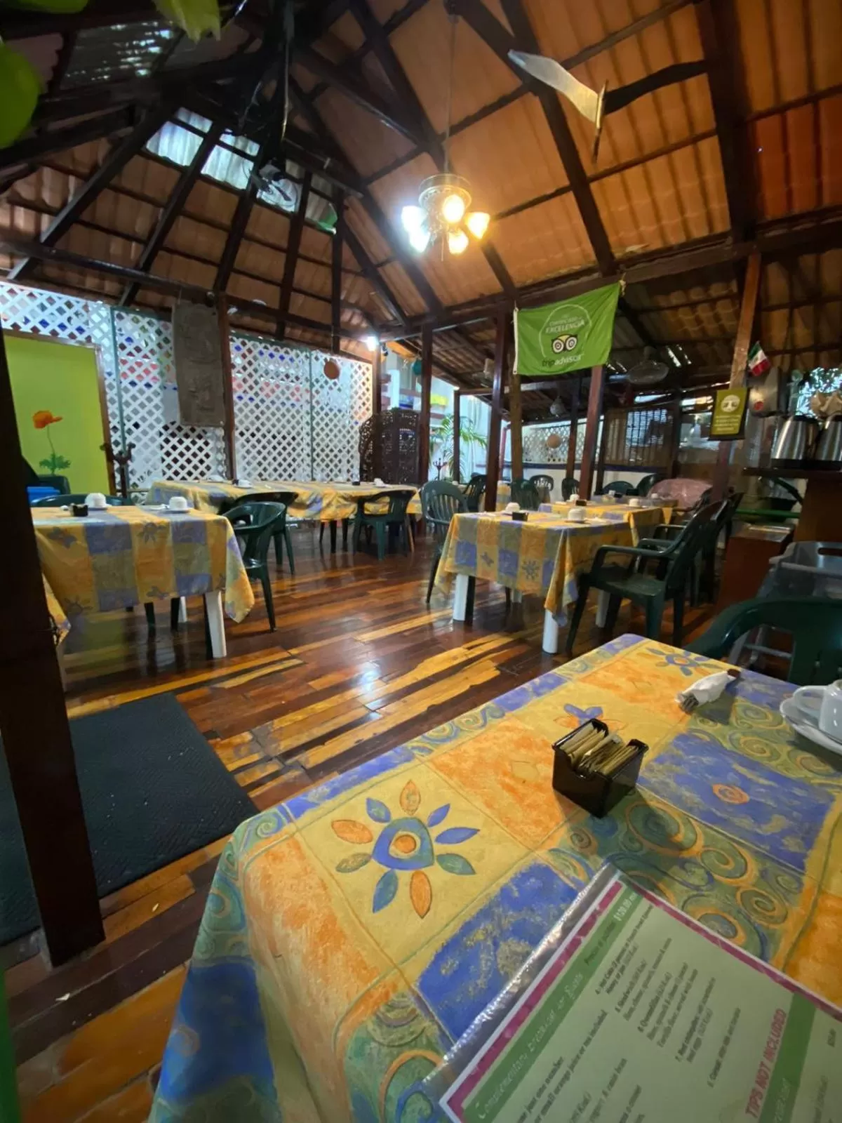 Restaurant/places to eat in Eco-hotel El Rey del Caribe